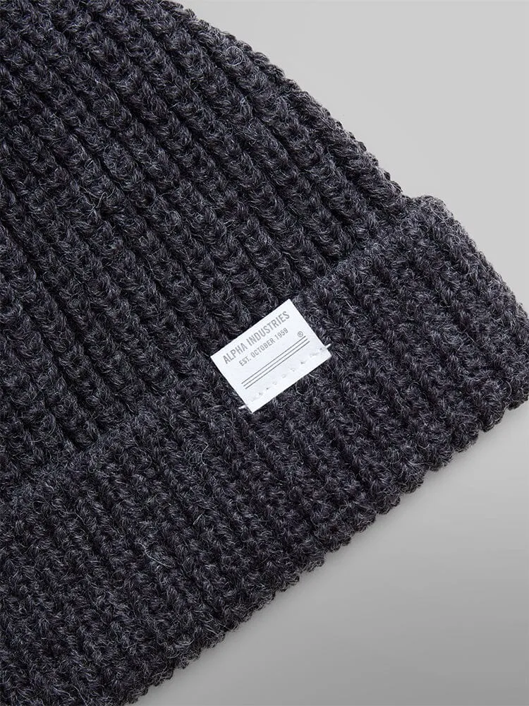 Alpha Industries Essential Watch Cap căciulă lână Gri