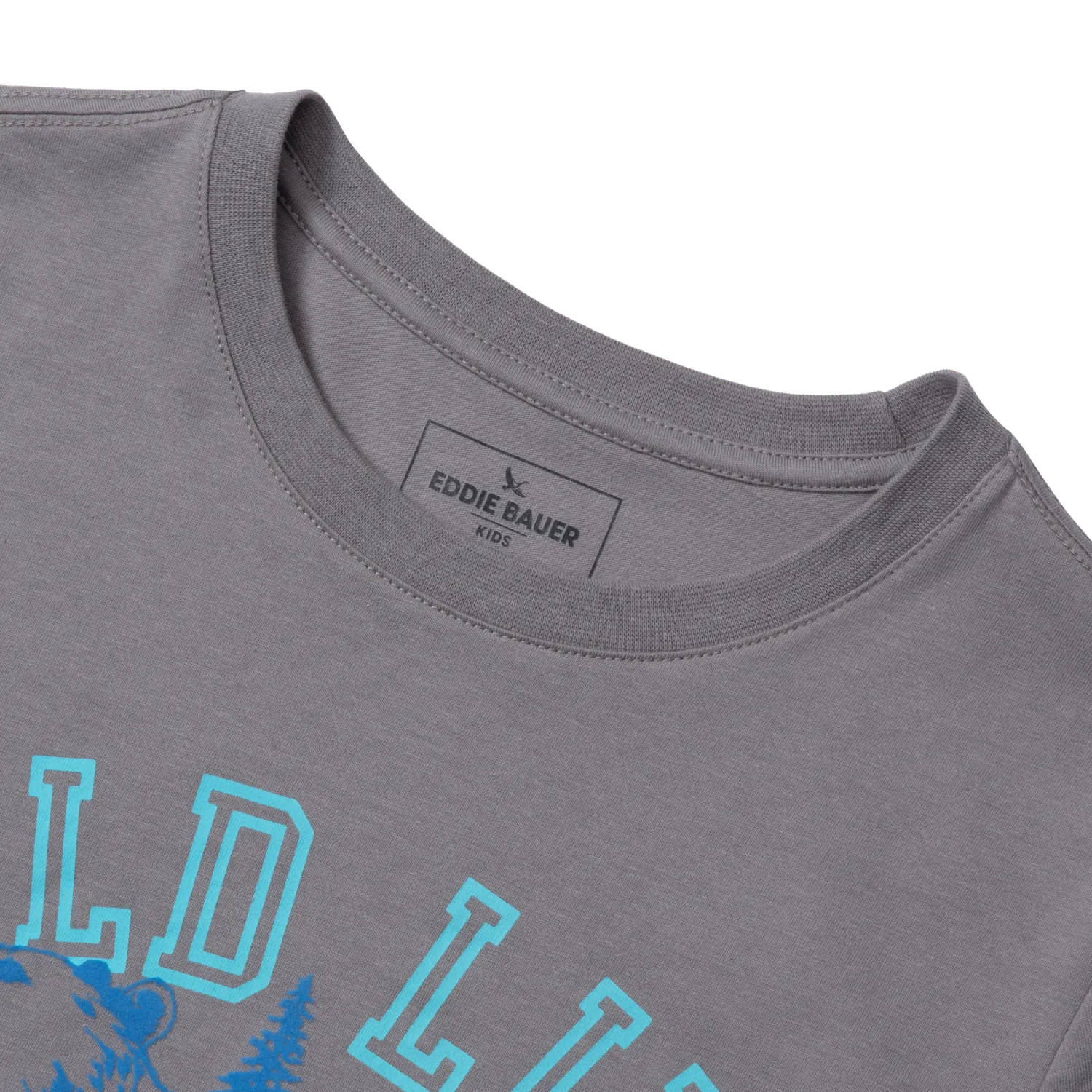 Eddie Bauer tricou baieti cu maneca scurta Grey Heather