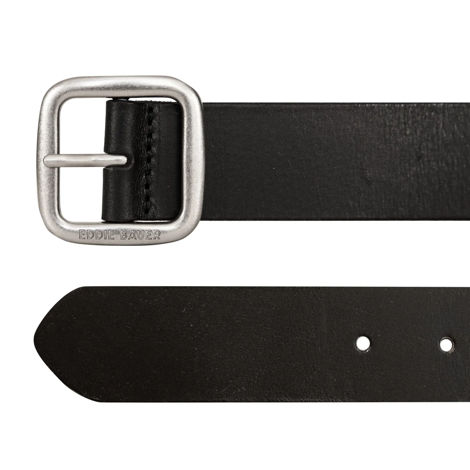 Eddie Bauer Center Bar curea dama neagra piele 35mm