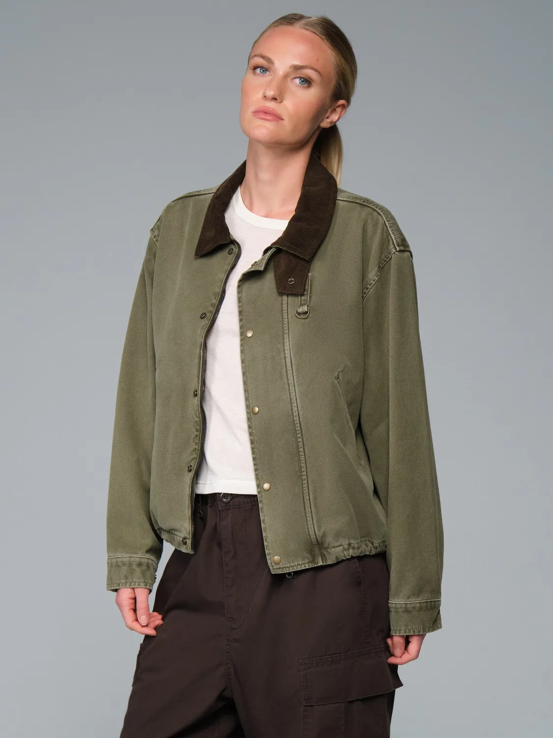 Alpha Industries Torii jacheta bumbac verde OG-107