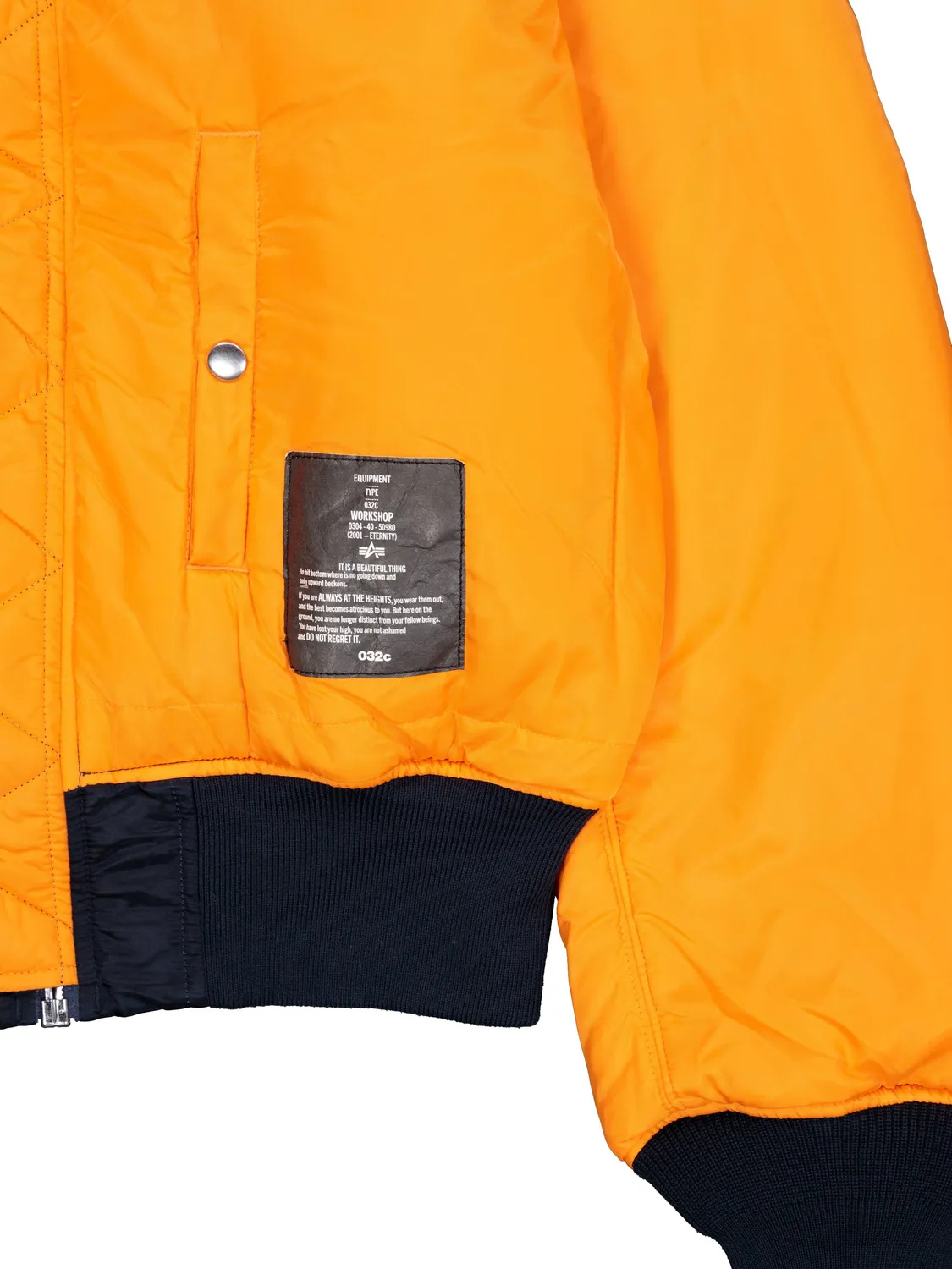 Alpha Industries x 032C Flight geacă bomber albastru Replica Blue