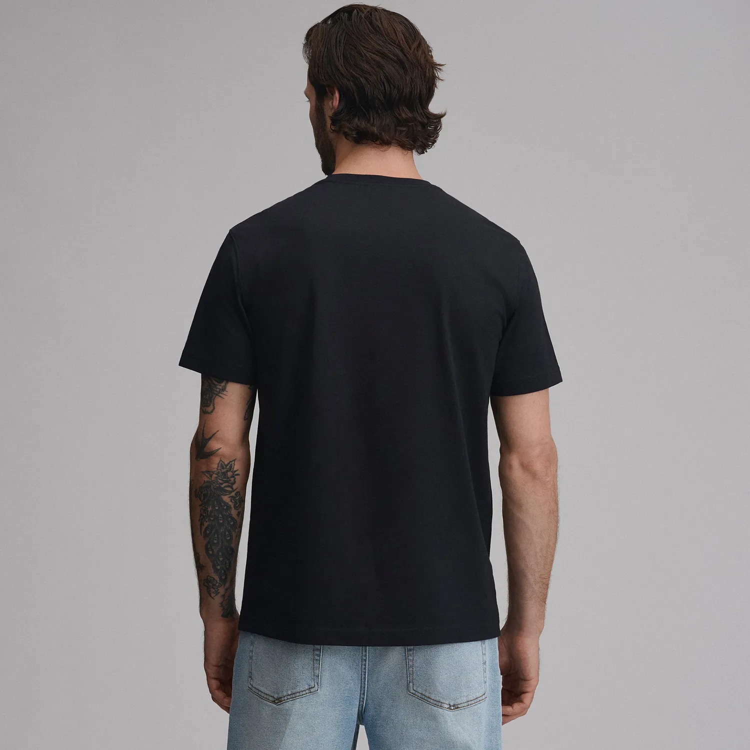 Eddie Bauer Pacific Northwest tricou negru bumbac Regular