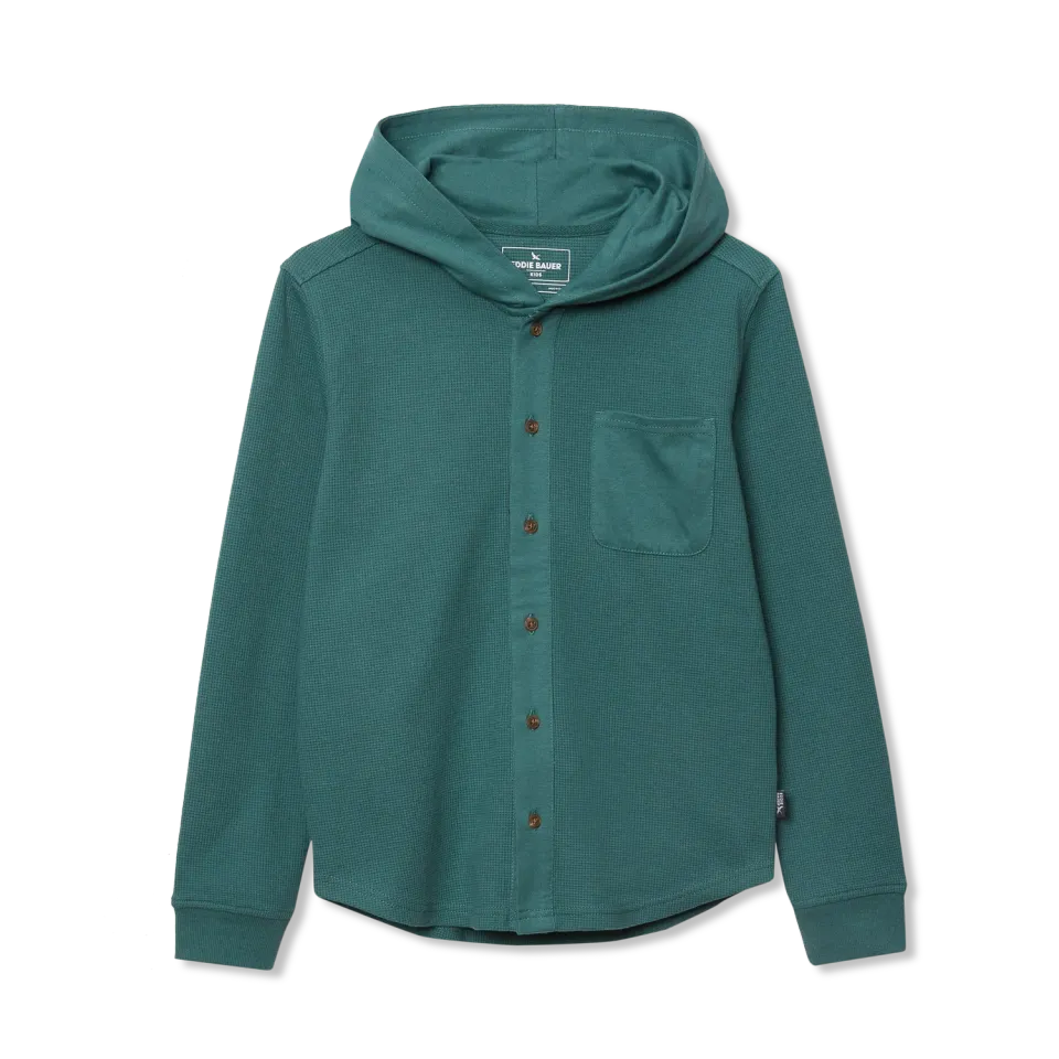 Eddie Bauer Basin Thermal camasa baieti Peacoat cu gluga