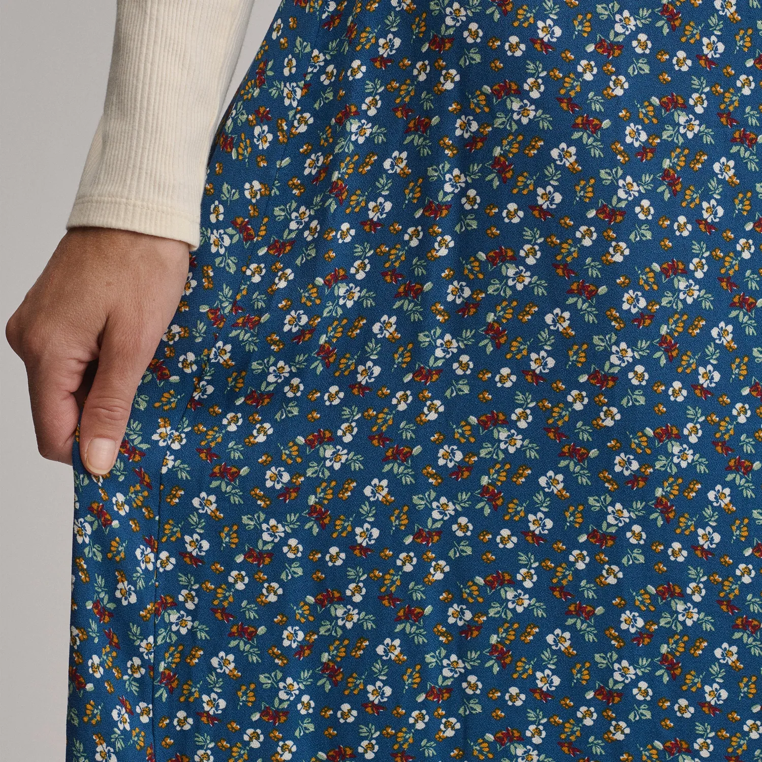 Eddie Bauer Printed Midi Skirt fusta Dusk imprimata