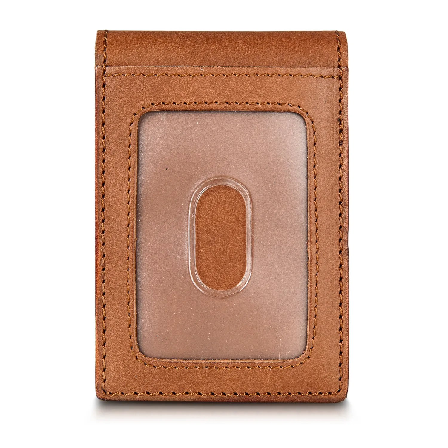Eddie Bauer Outdoor Leather Portofel Piele Maro