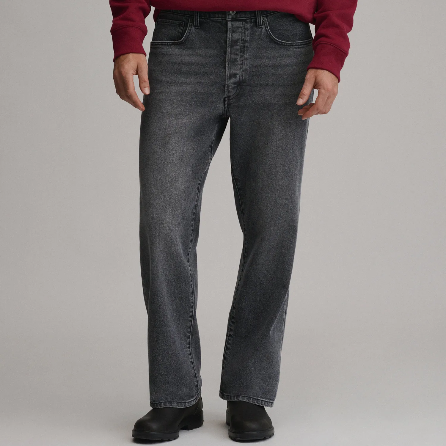 Eddie Bauer Heritage Loose Fit Jeans blugi Pacific Blue largi