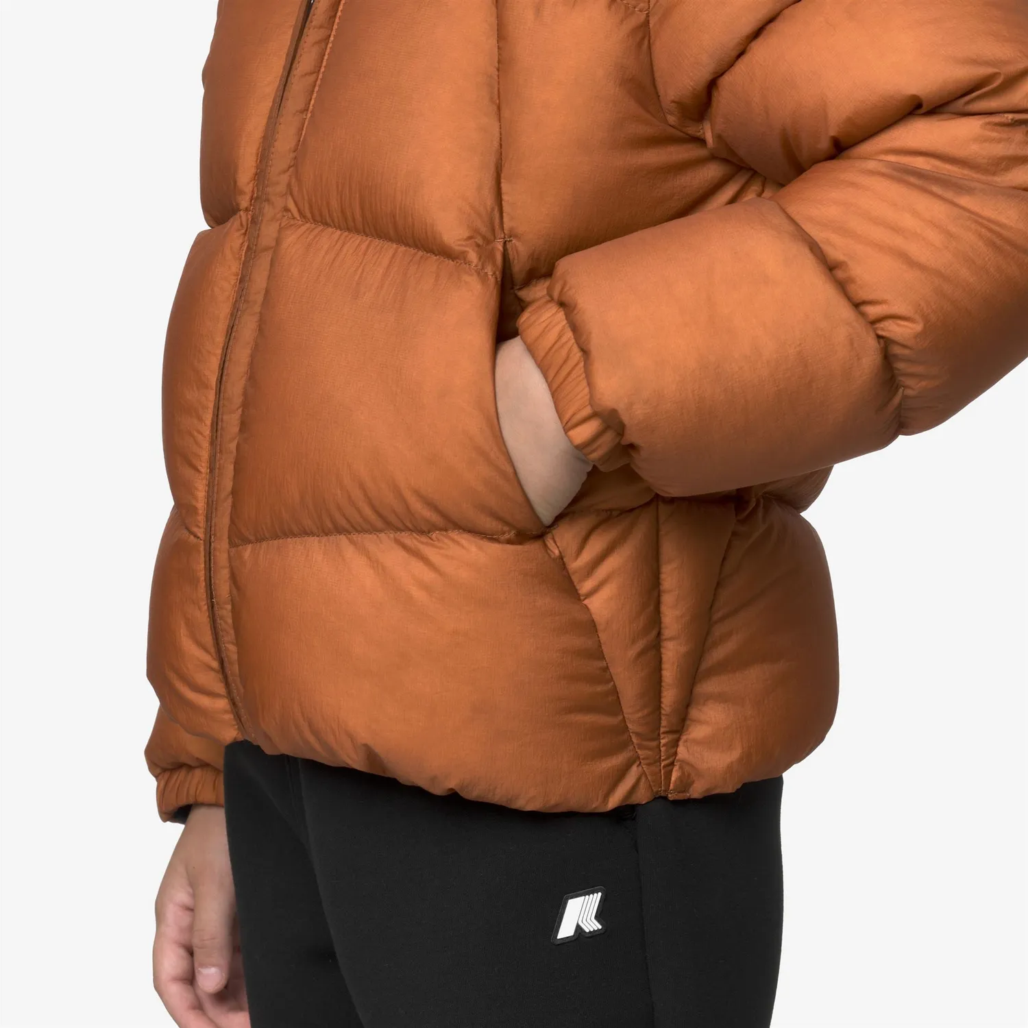 K-Way P. Quill Thermo Light geaca baieti portocaliu puf