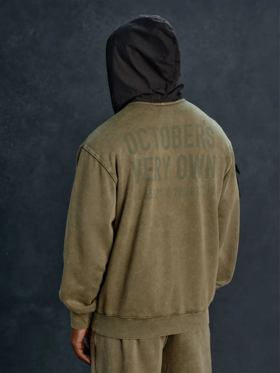 Alpha Industries OVO hanorac verde OG-107 cu gluga