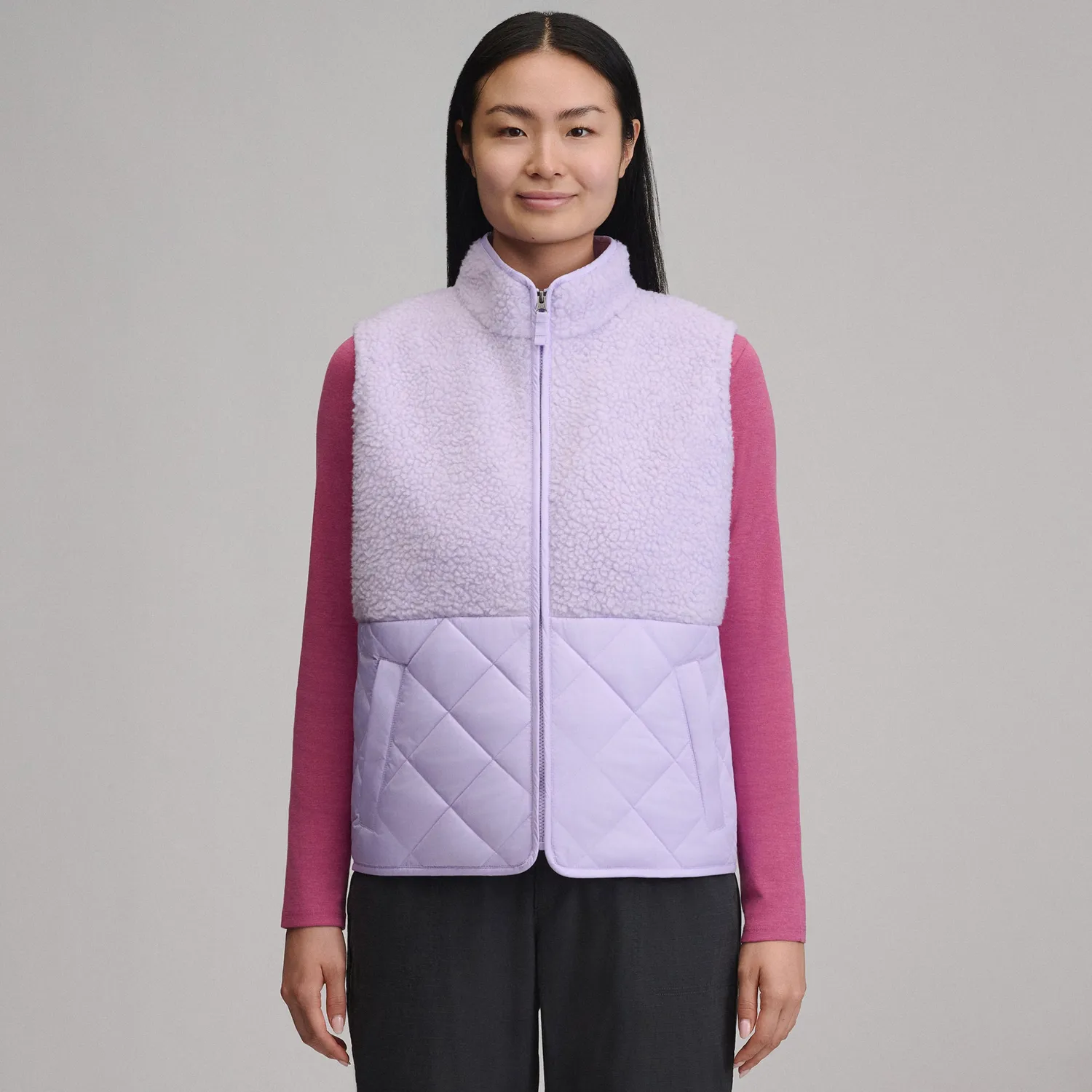 Eddie Bauer Wander vestă damă negru fleece ușoară