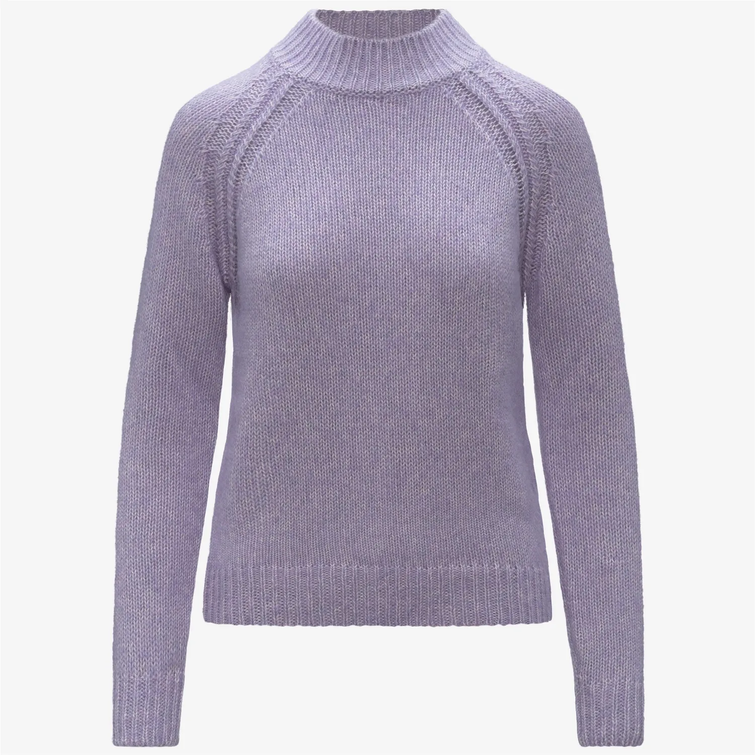 K-Way Terry pulover dama violet-off white alpaca