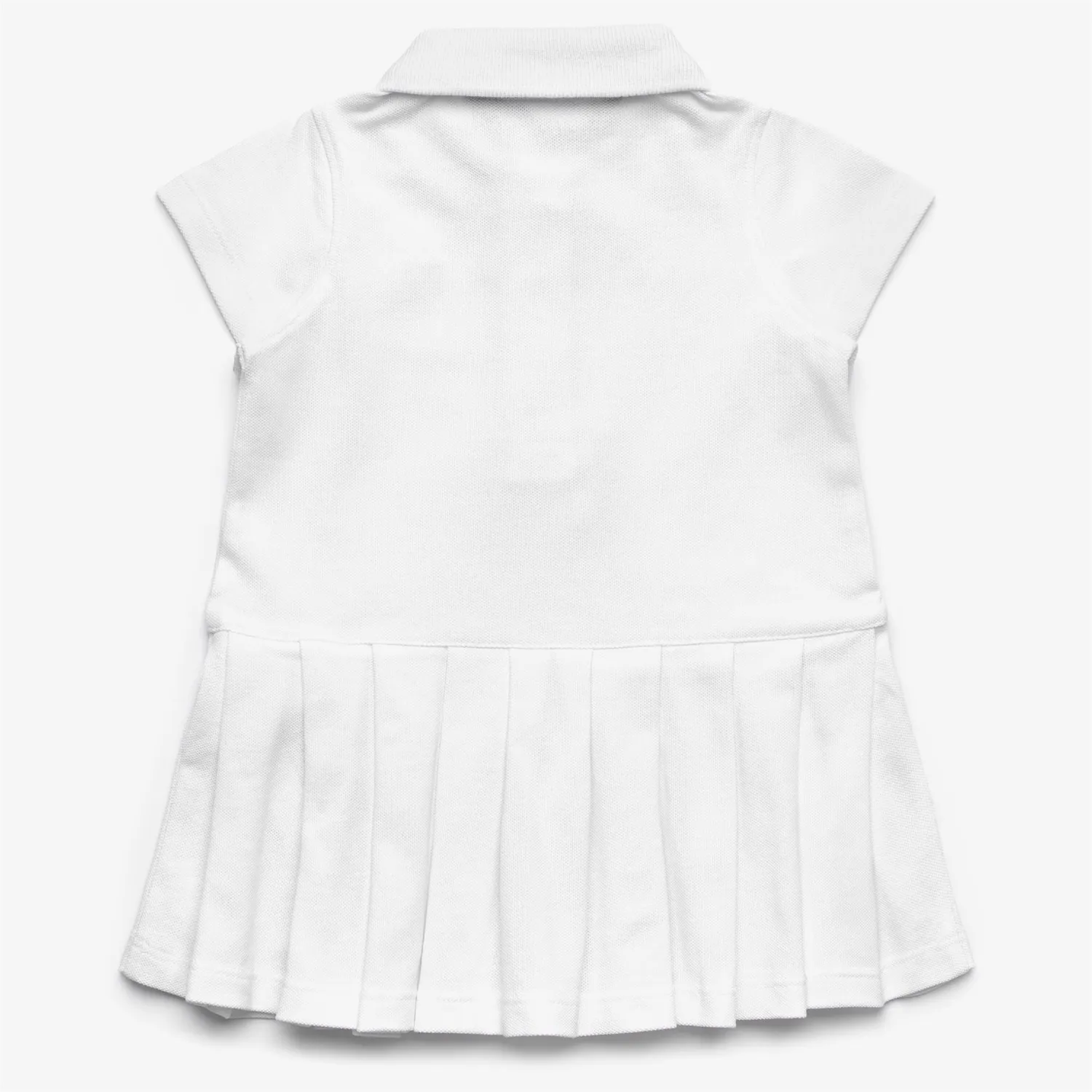 K-Way Dollie Pique rochie fete alba bumbac