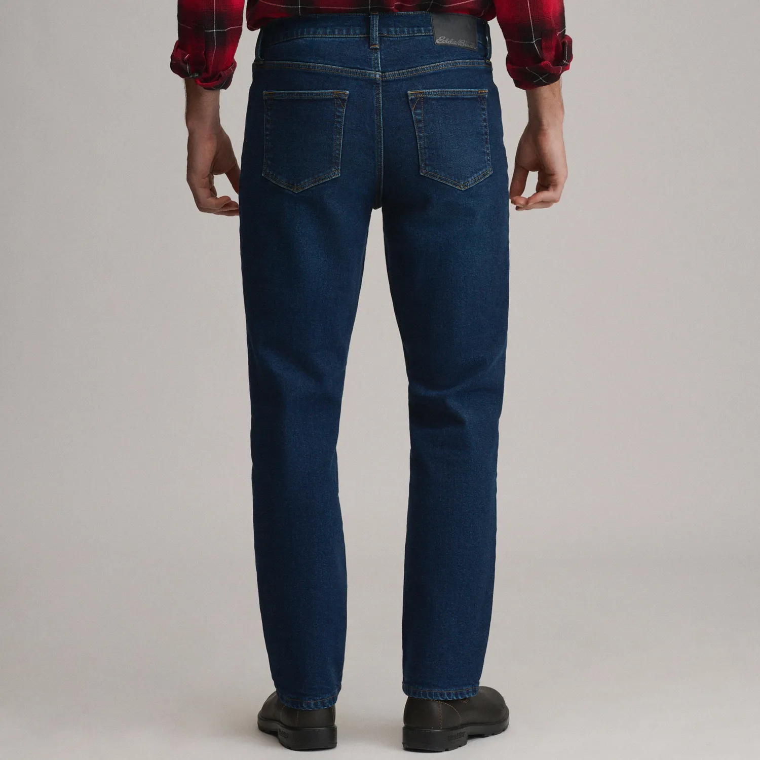 Eddie Bauer Eddie's Flex blugi barbati Pacific Blue flanel
