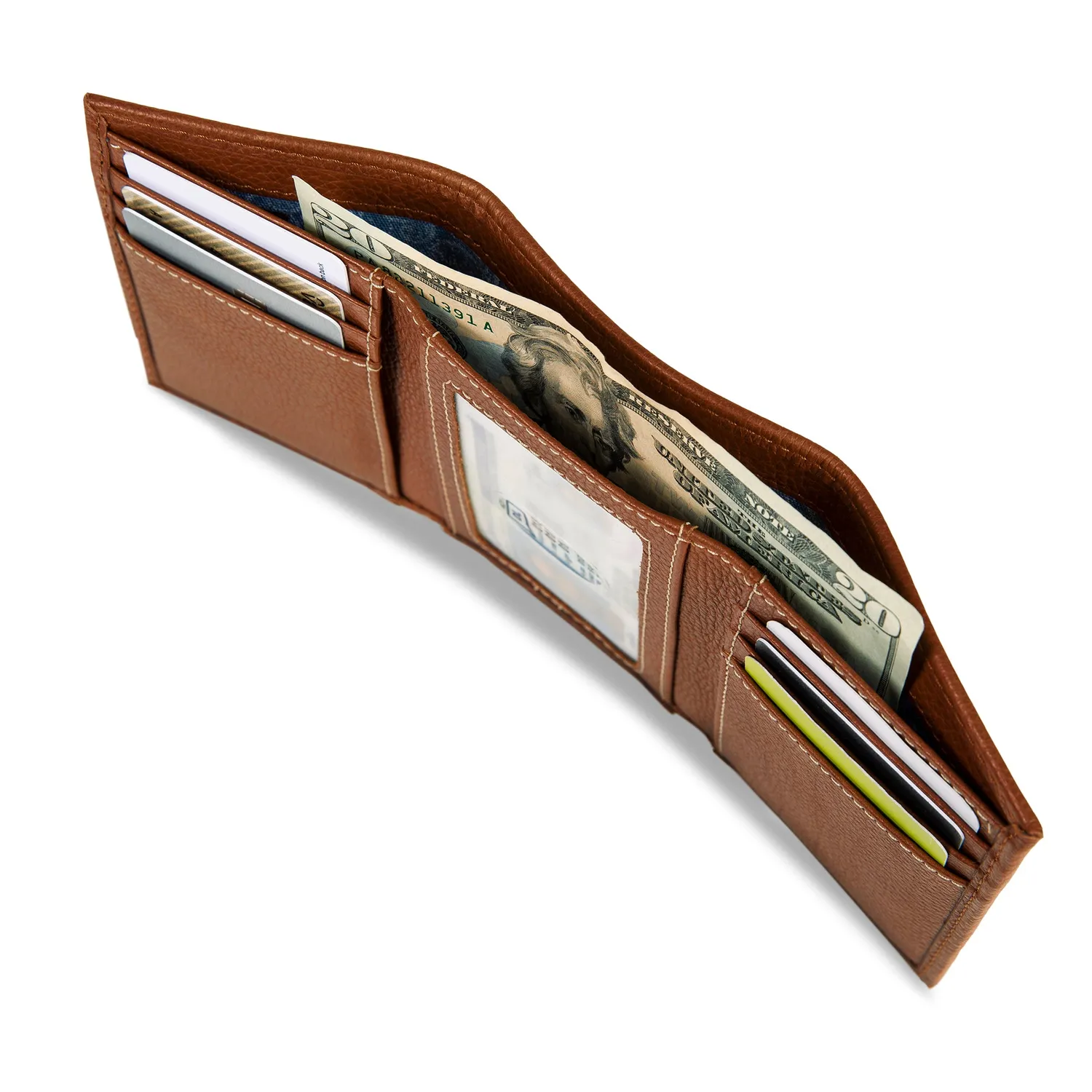 Eddie Bauer Signature portofel piele maro RFID