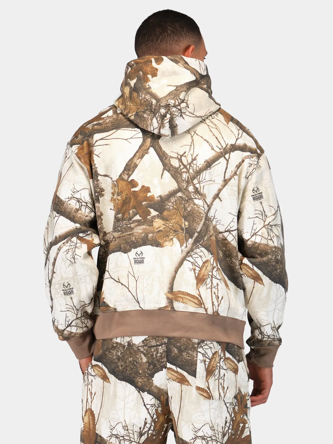 Alpha Industries Essential Camo hanorac Snow Realtree bumbac