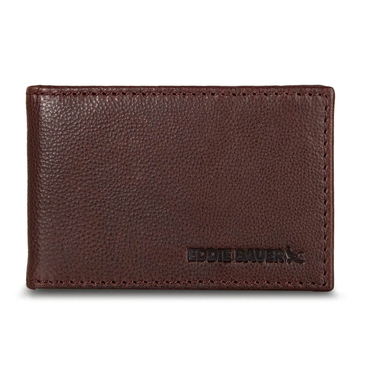 Eddie Bauer Signature portofel piele negru cu clips RFID