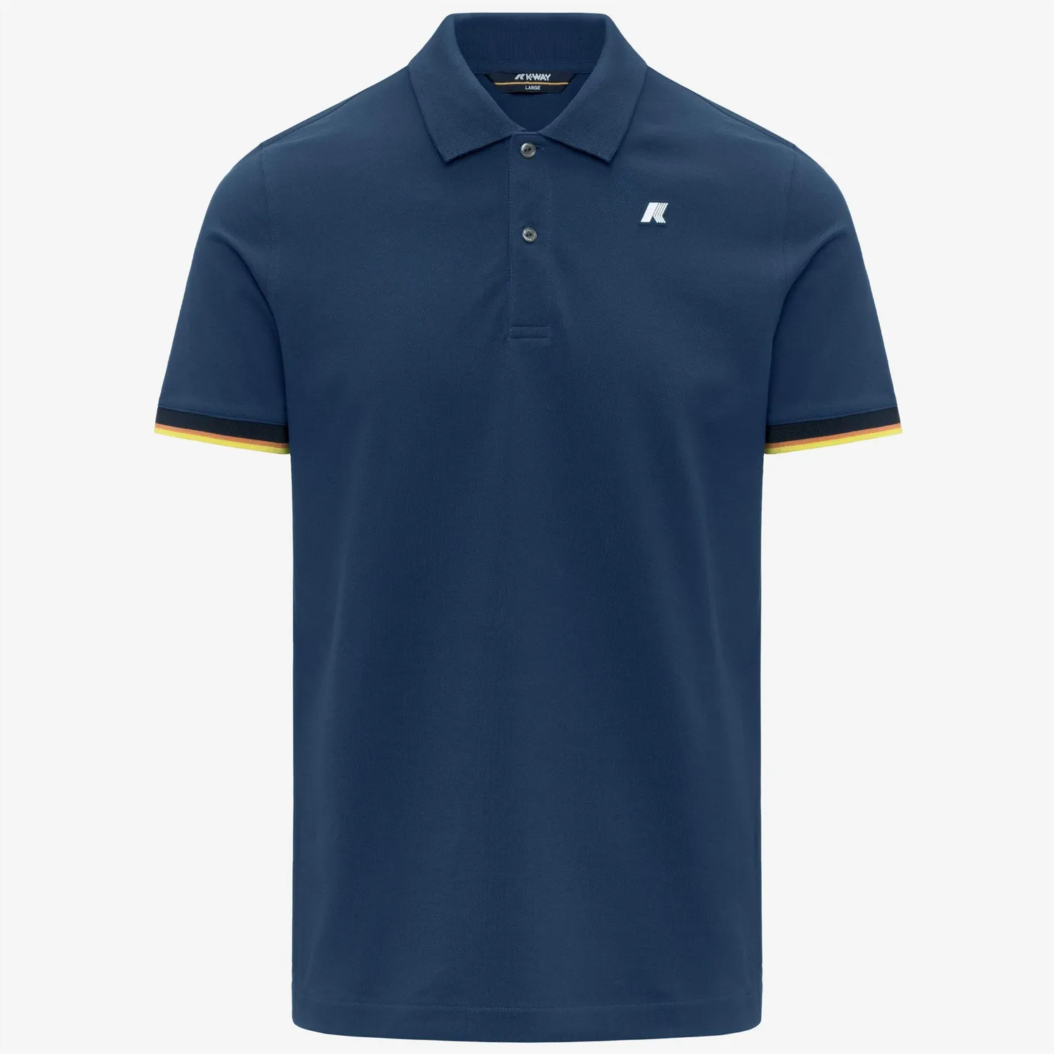 K-Way Vincent Pique Slim polo barbati albastru