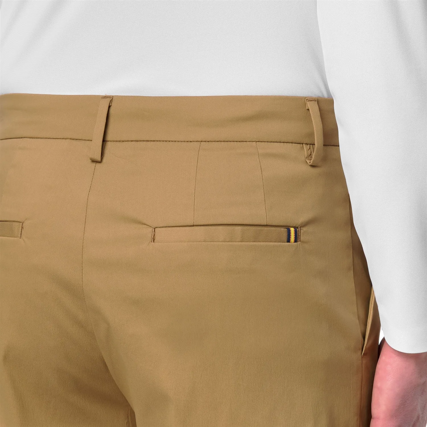 K-Way Severe Twill Tech Golf șort chino bărbați maro