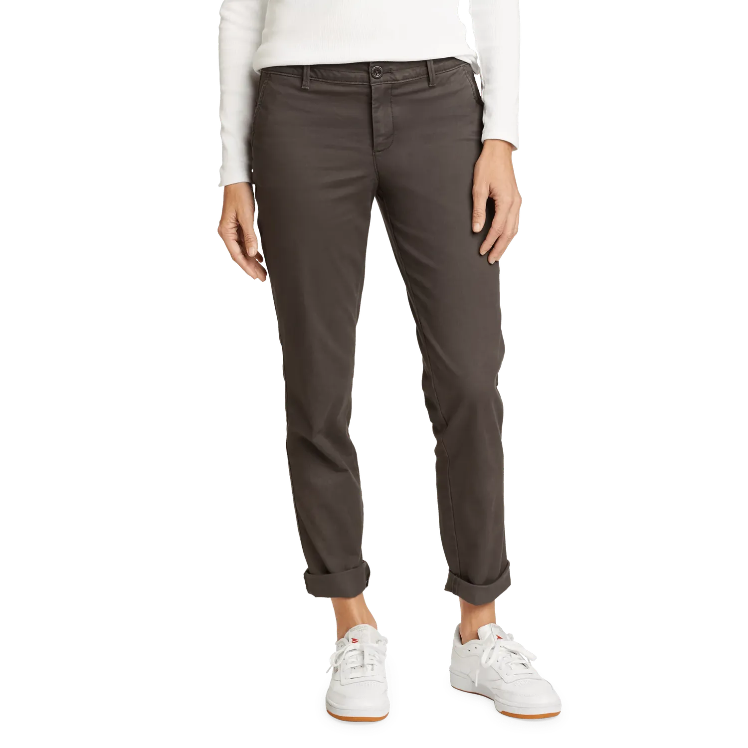 Eddie Bauer Legend Wash pantaloni relaxați Carbon elastici