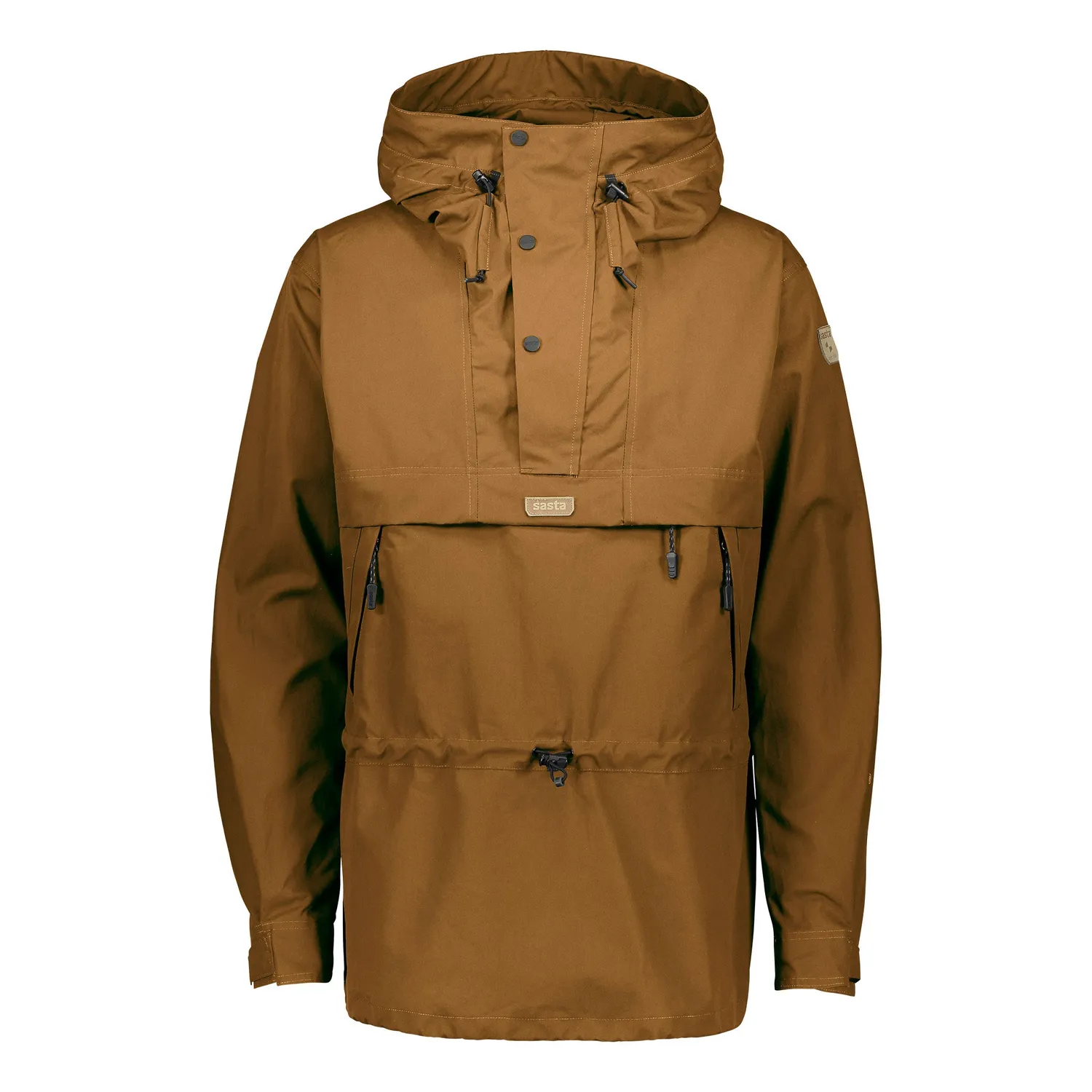 Sasta Peski Ventile anorak Negru rezistent la apa