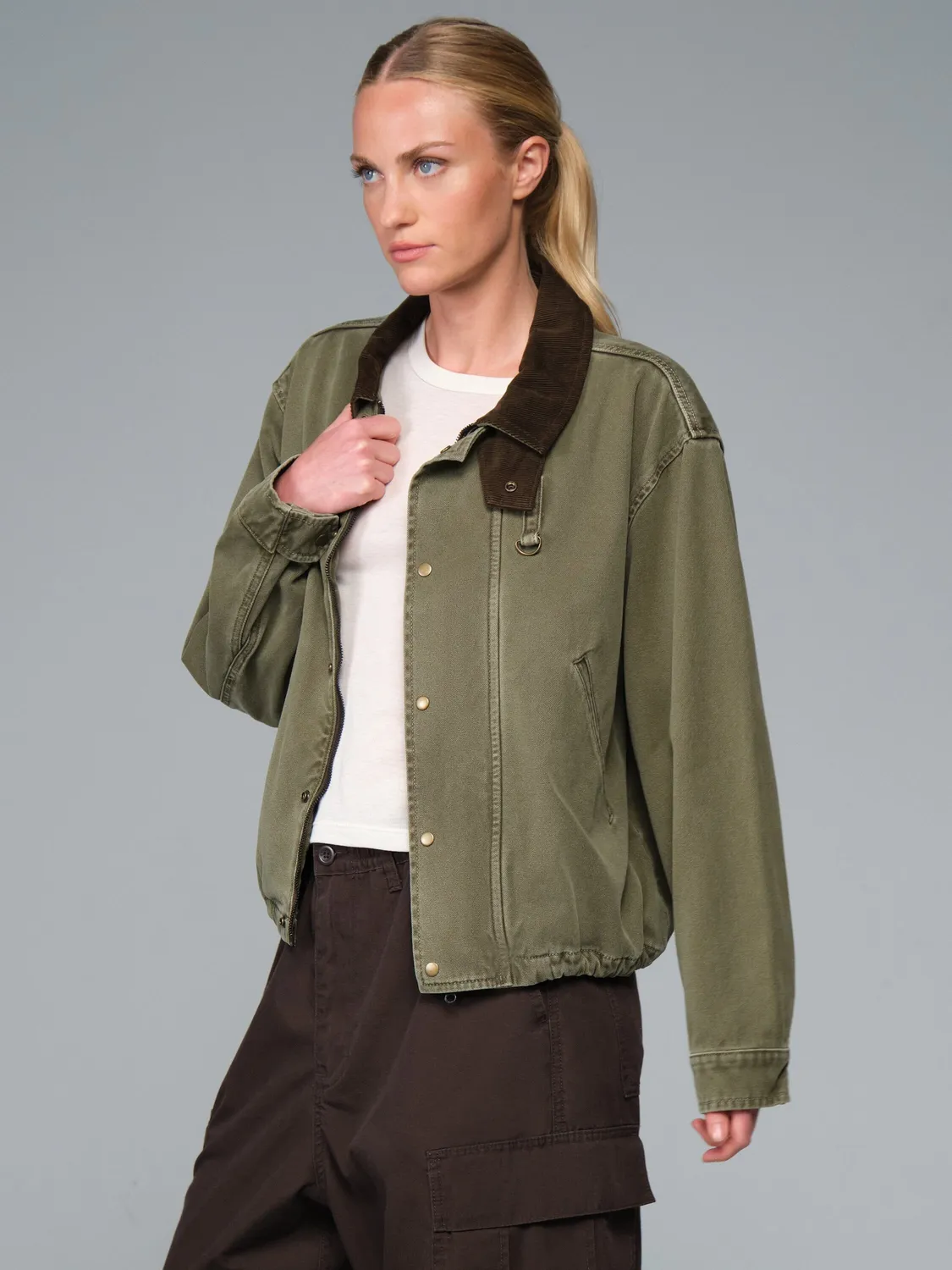 Alpha Industries Torii jacheta bumbac verde OG-107
