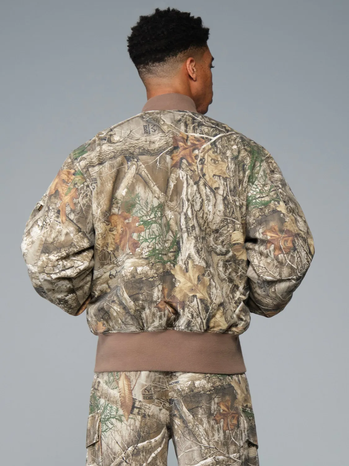 Alpha Industries MA-1 Cotton Camo geacă bomber Realtree bumbac