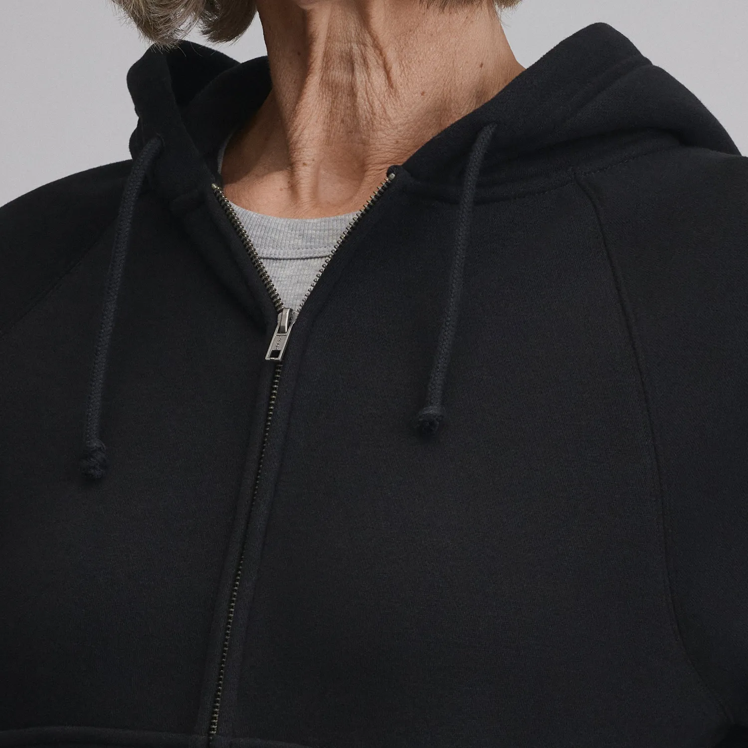 Eddie Bauer Vintage Soft hanorac negru cu fermoar