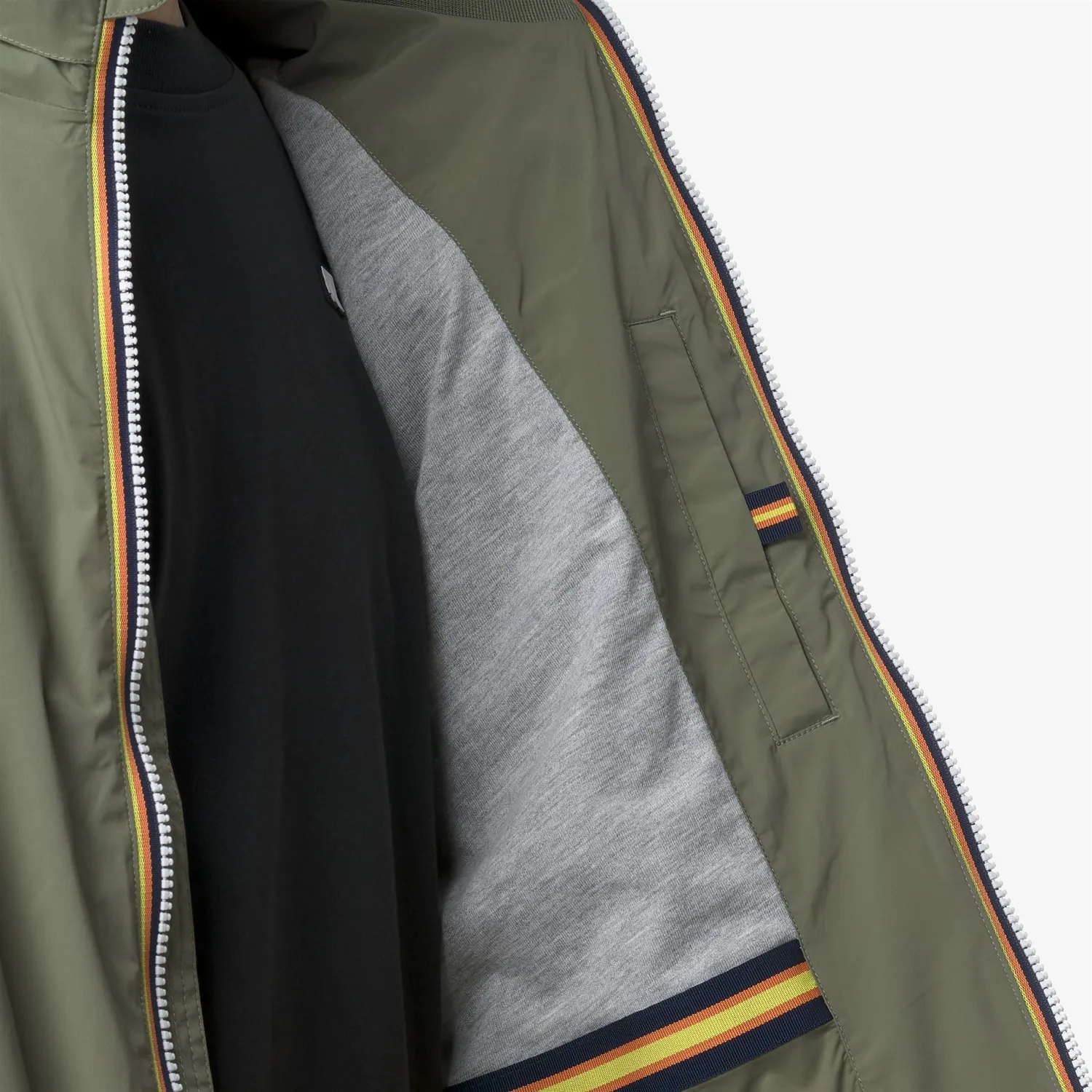 K-Way Valen vesta barbati verde lichen slim