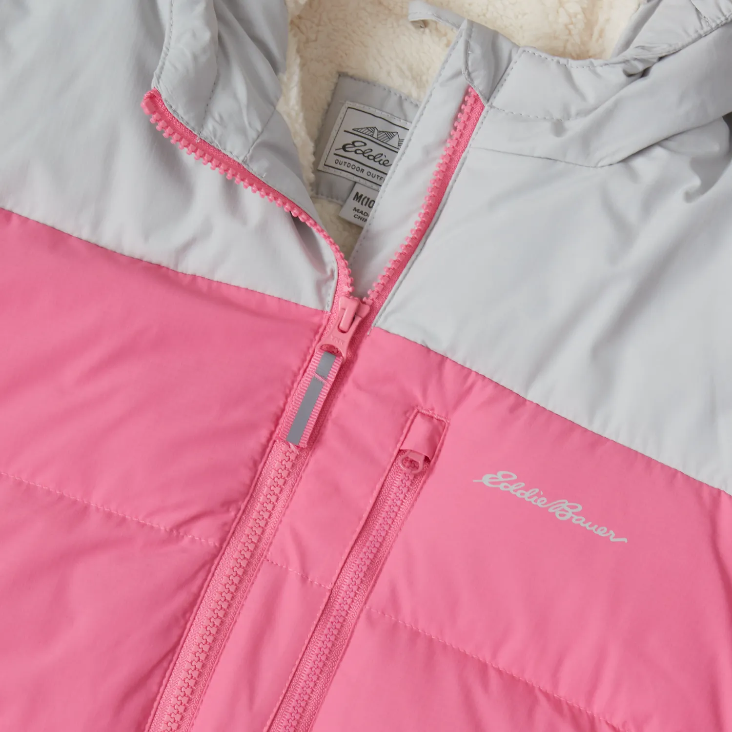 Eddie Bauer Classic geaca puf fete Peacoat cu gluga