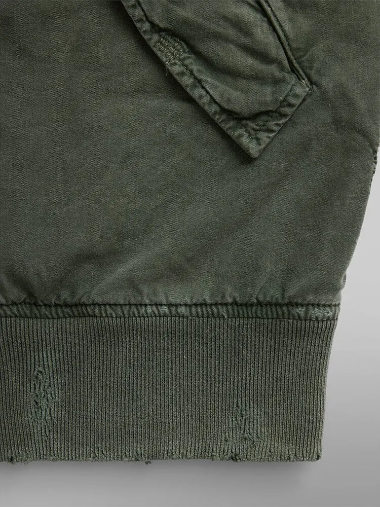 Alpha Industries L-2B Rip and Repair bomber OG-107 green