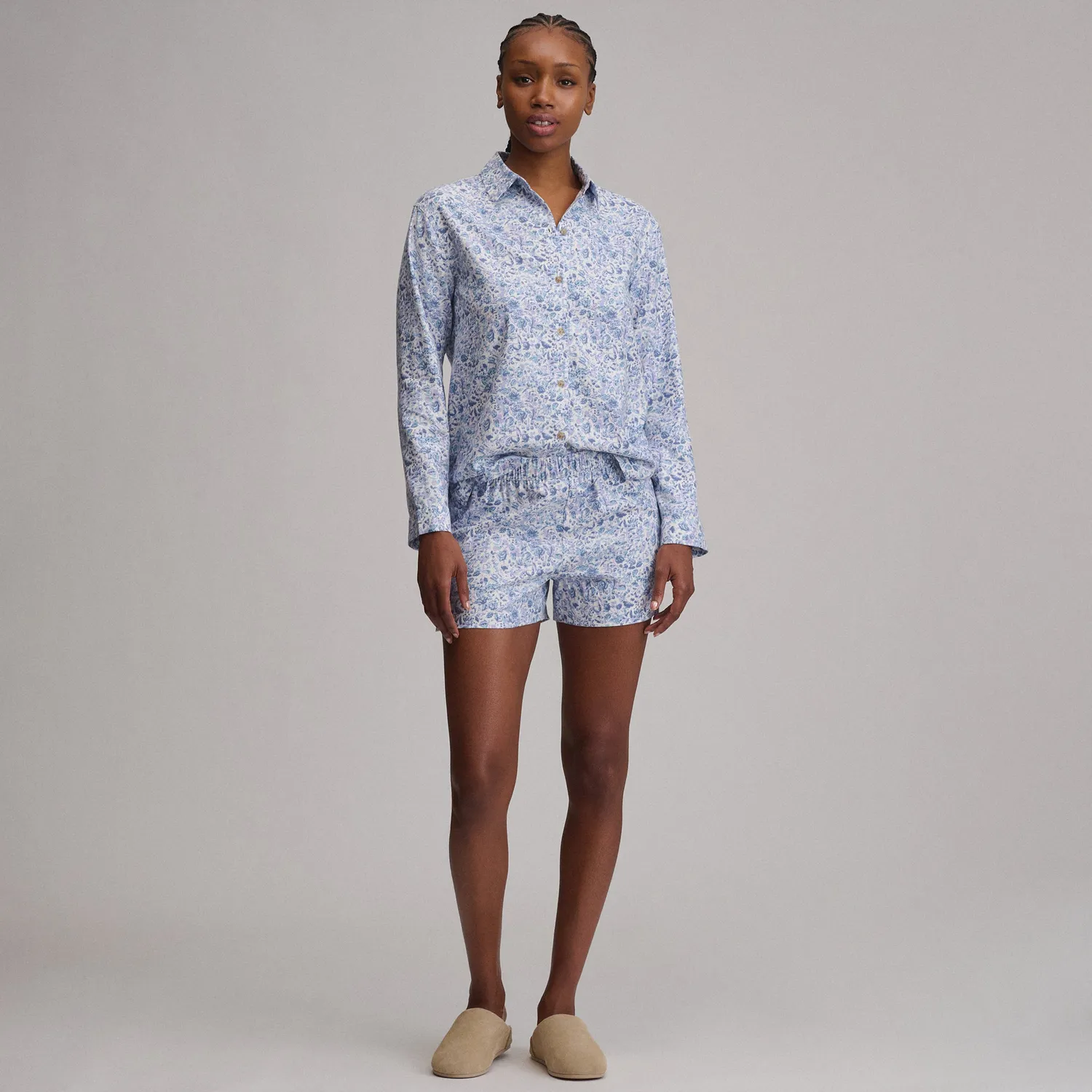 Eddie Bauer Softened Sleep short pijama dama cascada