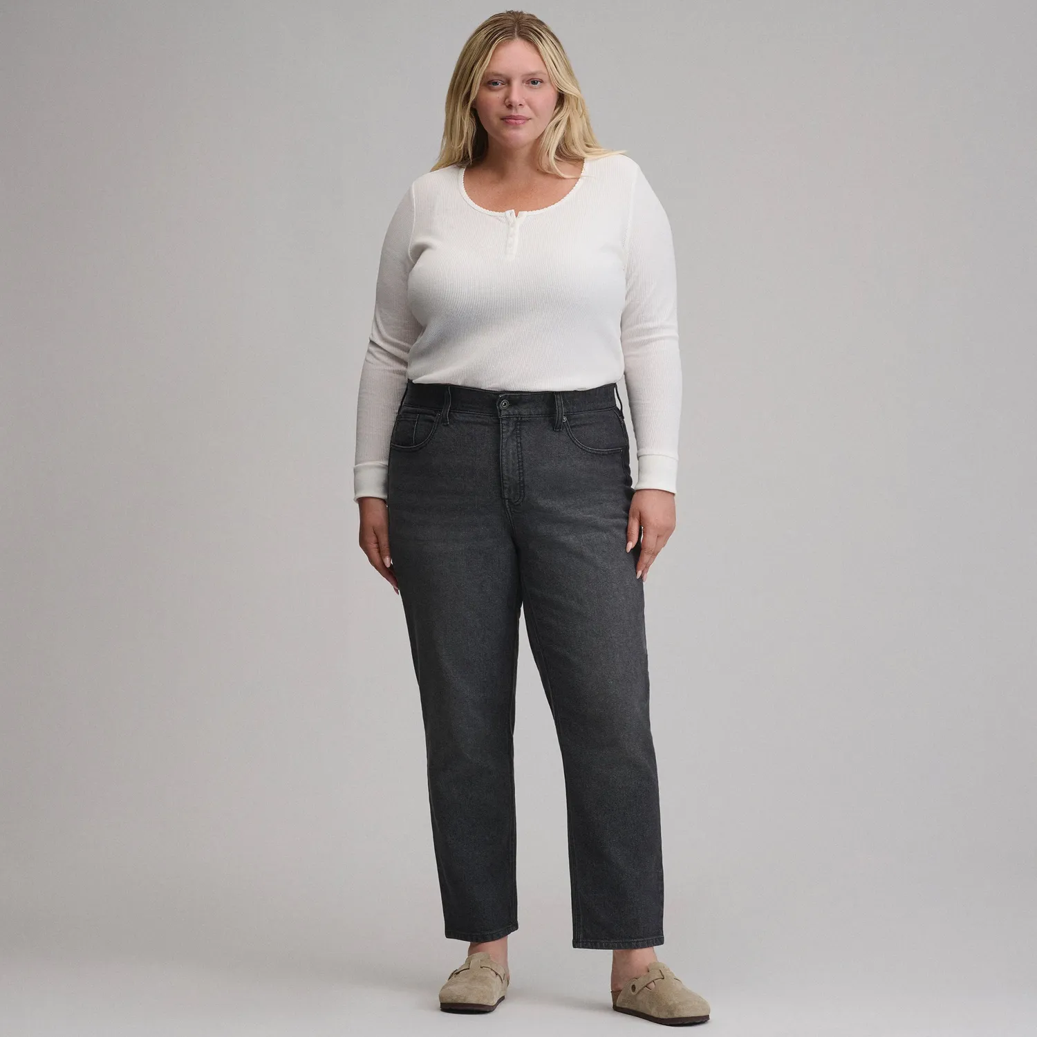 Eddie Bauer Iconic blugi dama drepti Indigo Blue