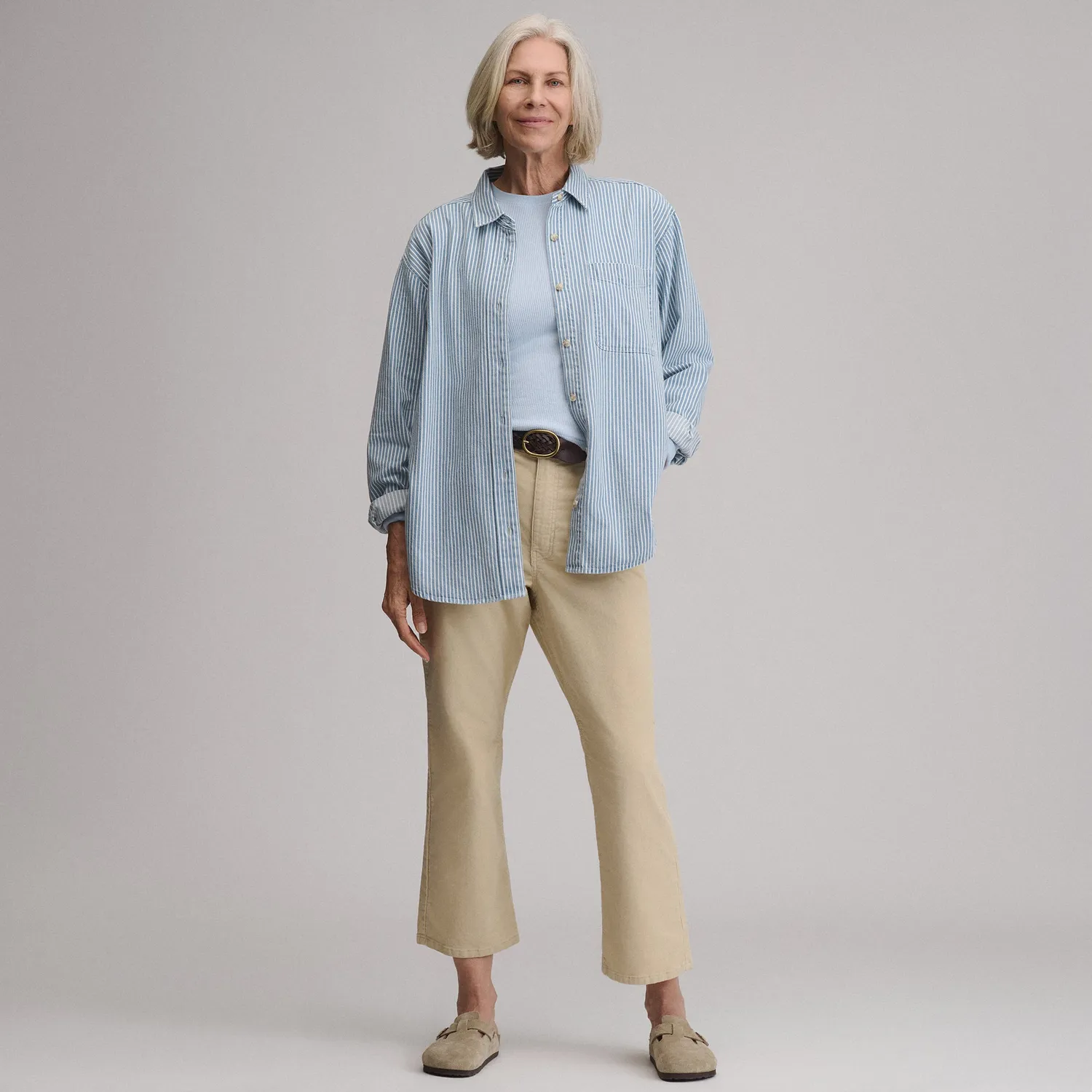 Eddie Bauer Boyfriend camasa denim Cascade dama