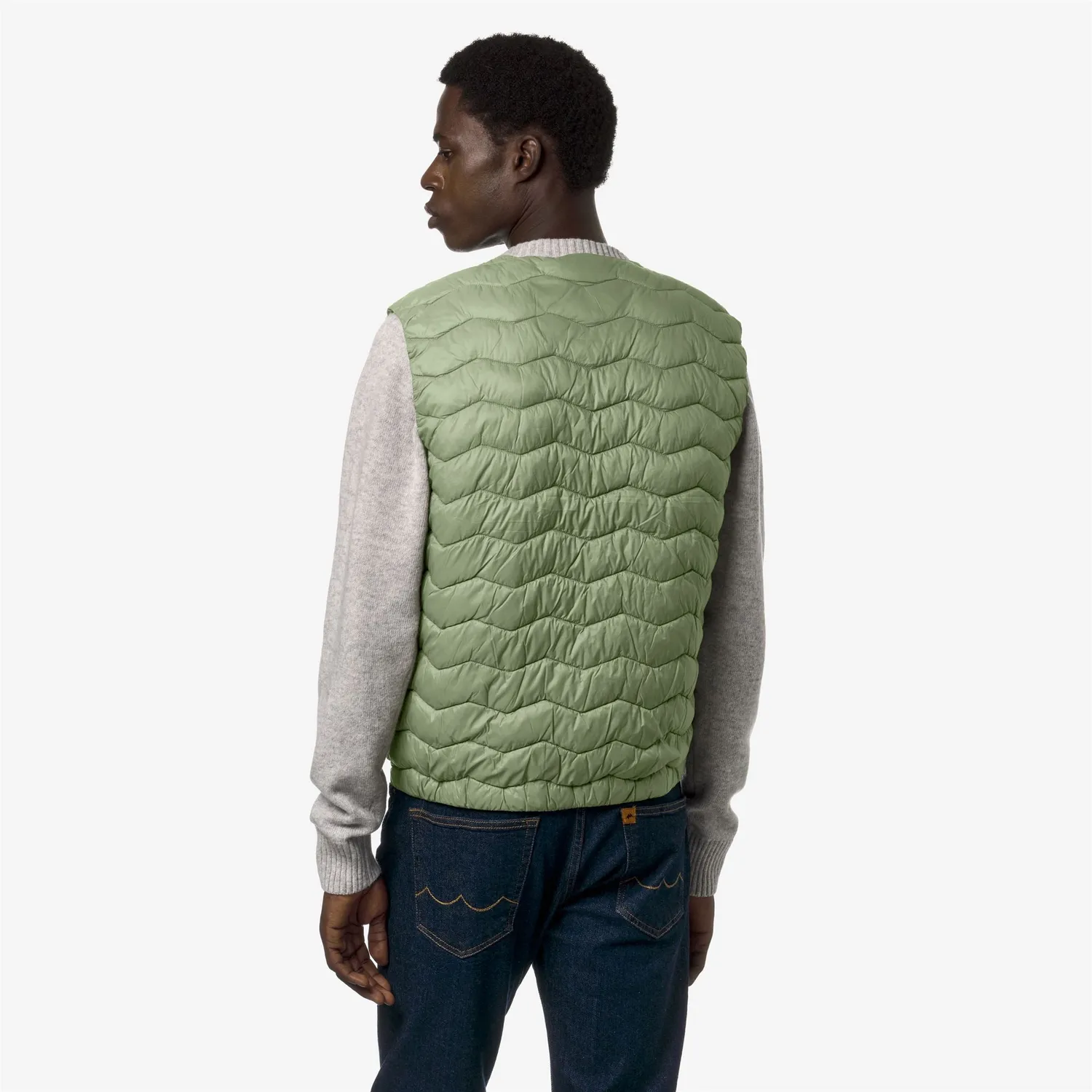K-Way Valty Quilted Warm vestă bărbați verde salvie