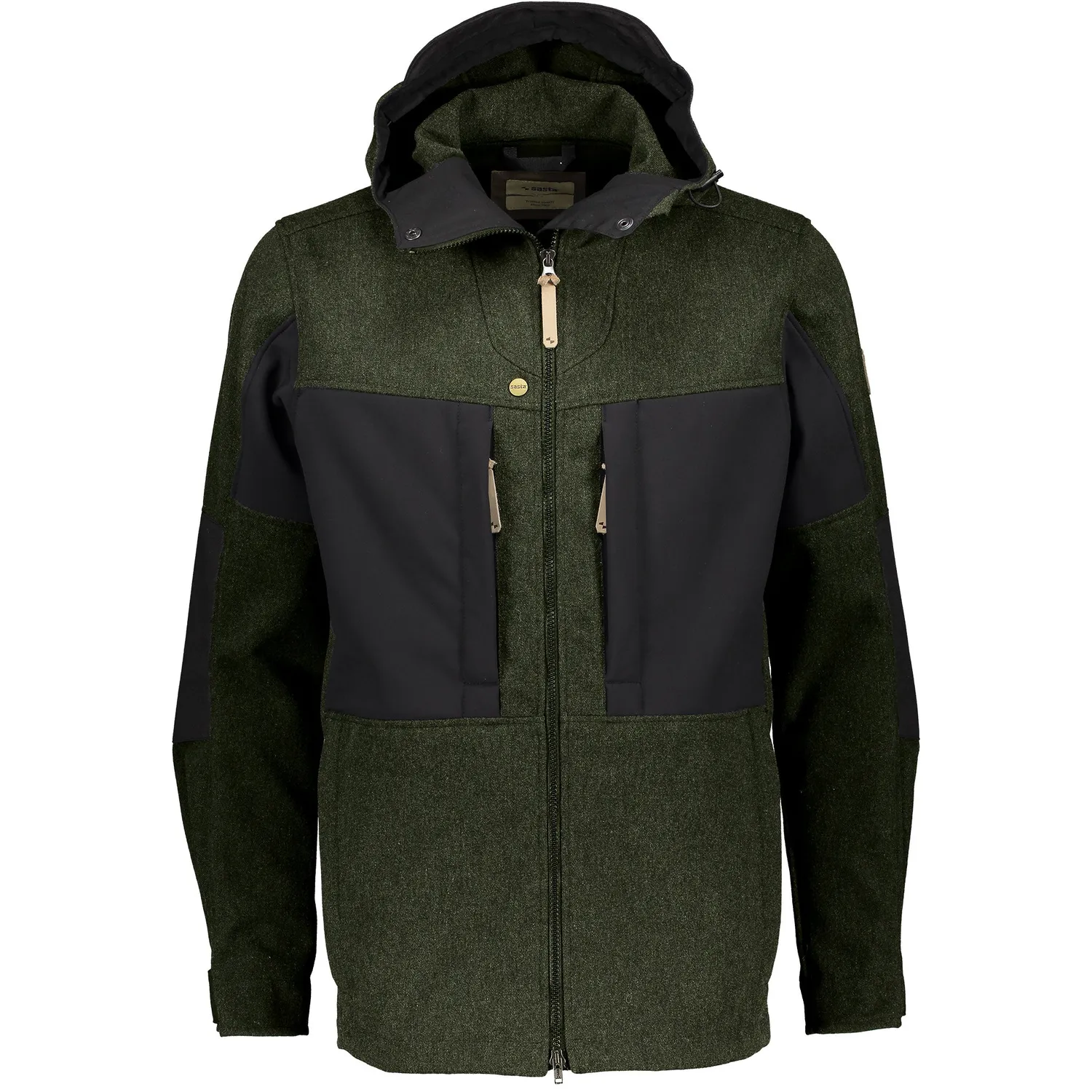 Sasta Roihu Wool geaca Dark Grey vanatoare lana reciclata