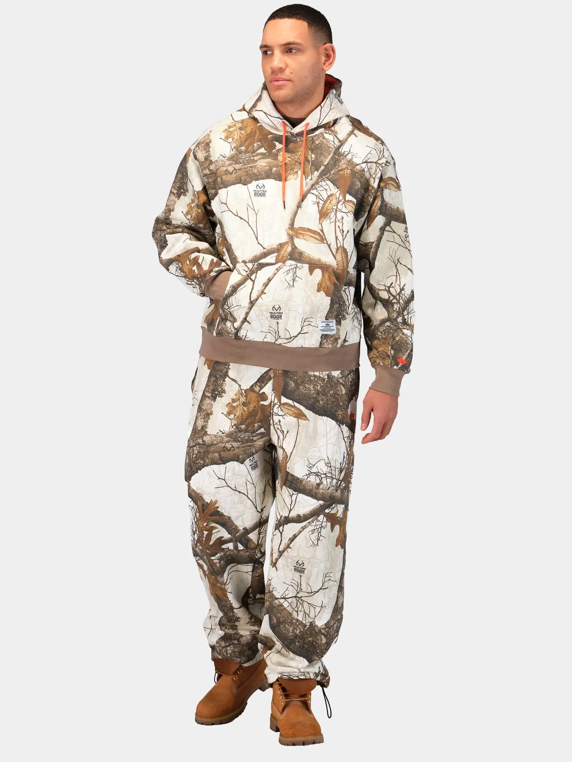 Alpha Industries Essential Camo hanorac Snow Realtree bumbac