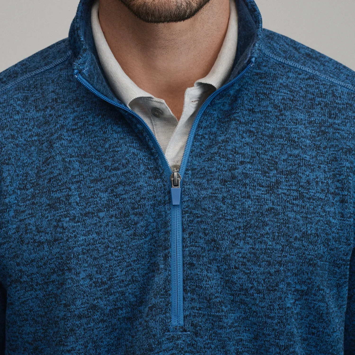 Eddie Bauer Radiator Fleece 1/4-Zip pulover Dk Chambray polar