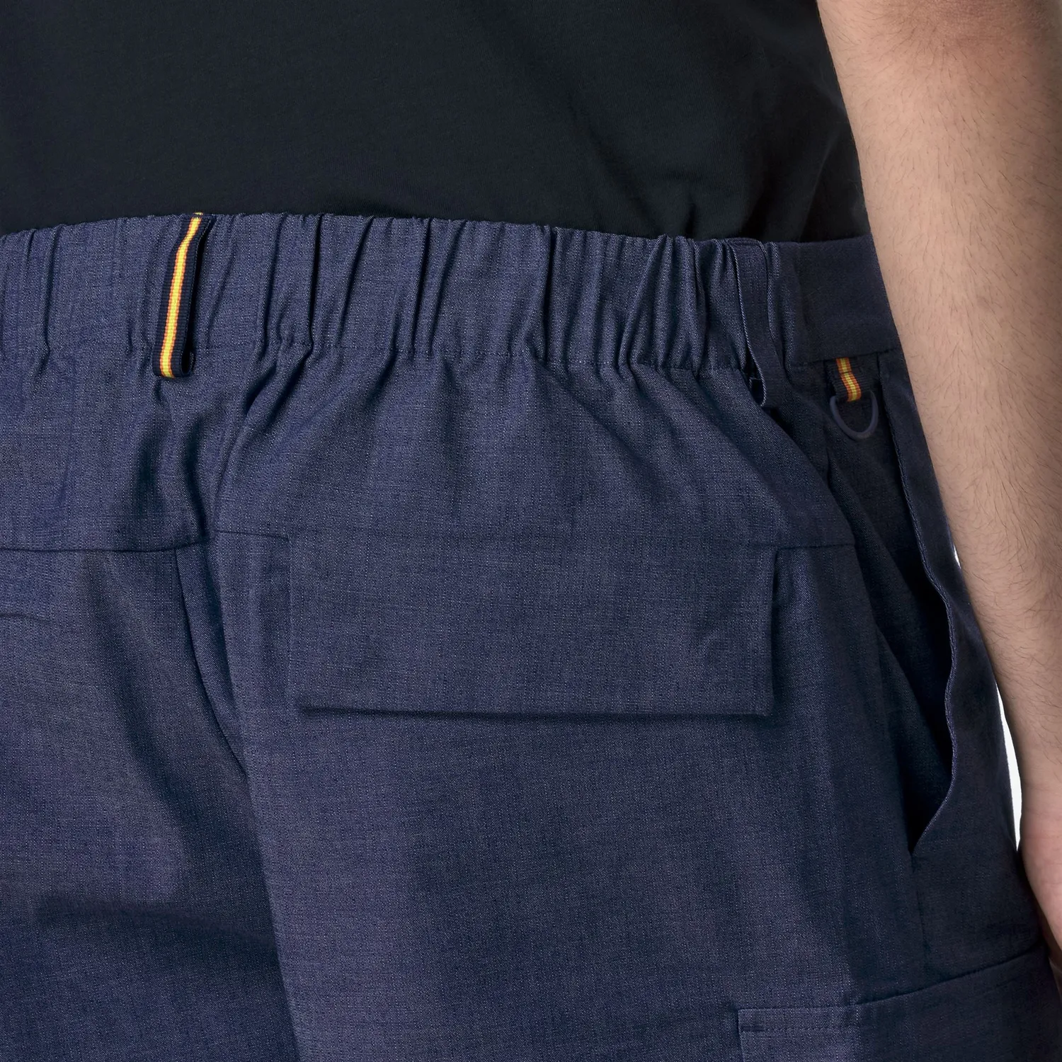 K-Way Bastyel Soft Denim sort cargo albastru barbati