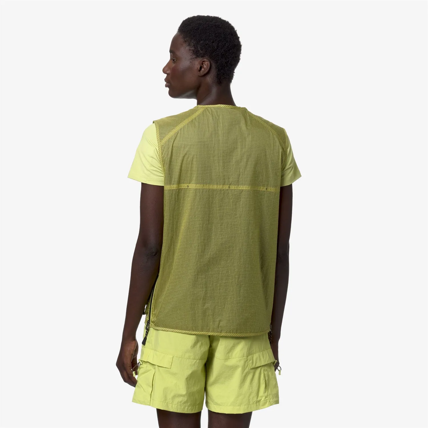 K-Way Allos vesta unisex verde impermeabila ripstop