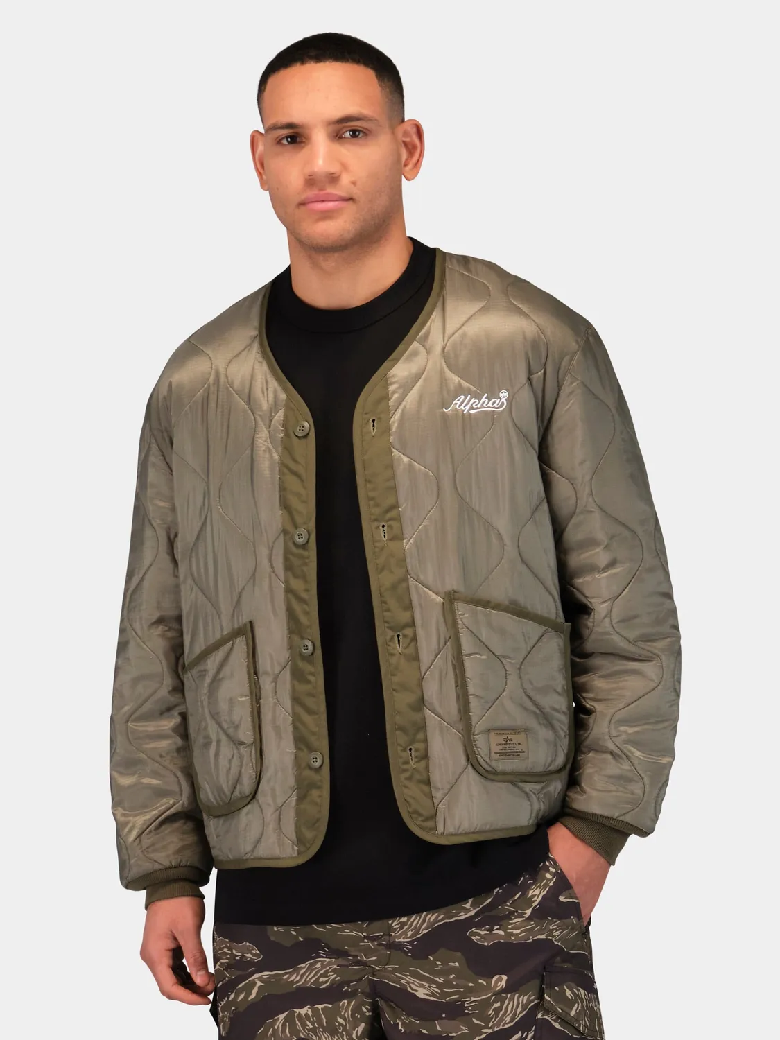 Alpha Industries ALS/92 Relaxed Deco geaca verde OG-107