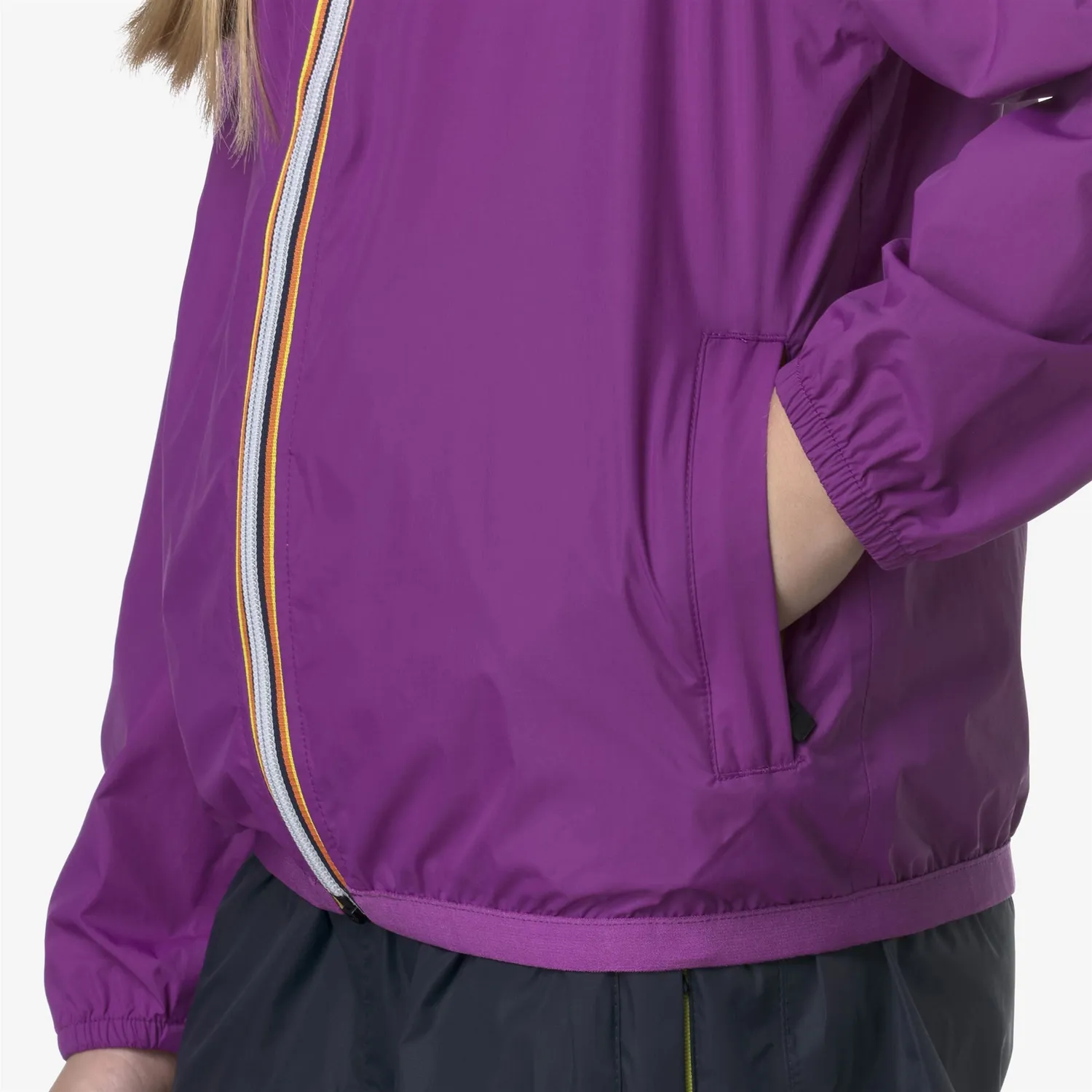 K-Way P. Le Vrai 4.0 Claude geaca copii violet impermeabila