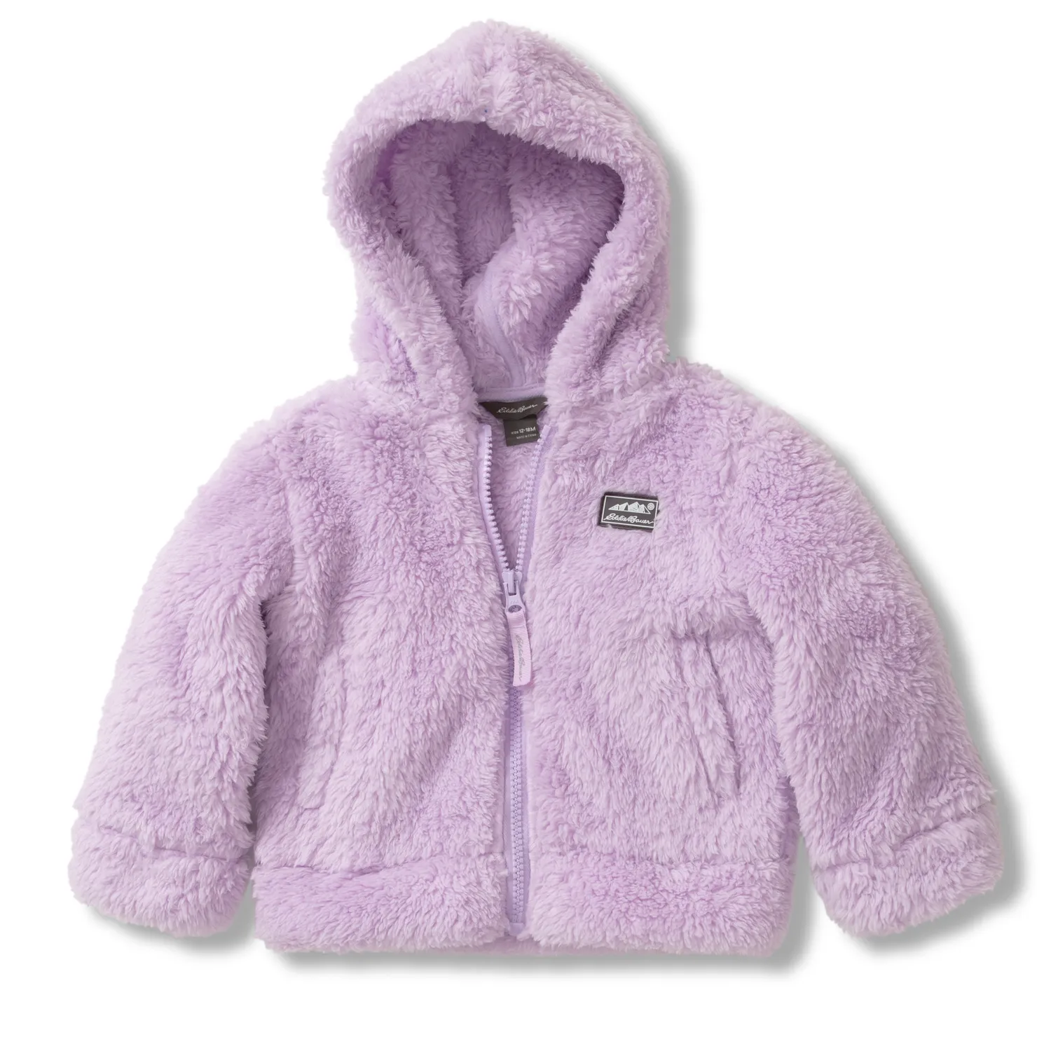 Eddie Bauer Infant Quest Fleece Plush Hooded geaca bebelusi albastru calduroasa