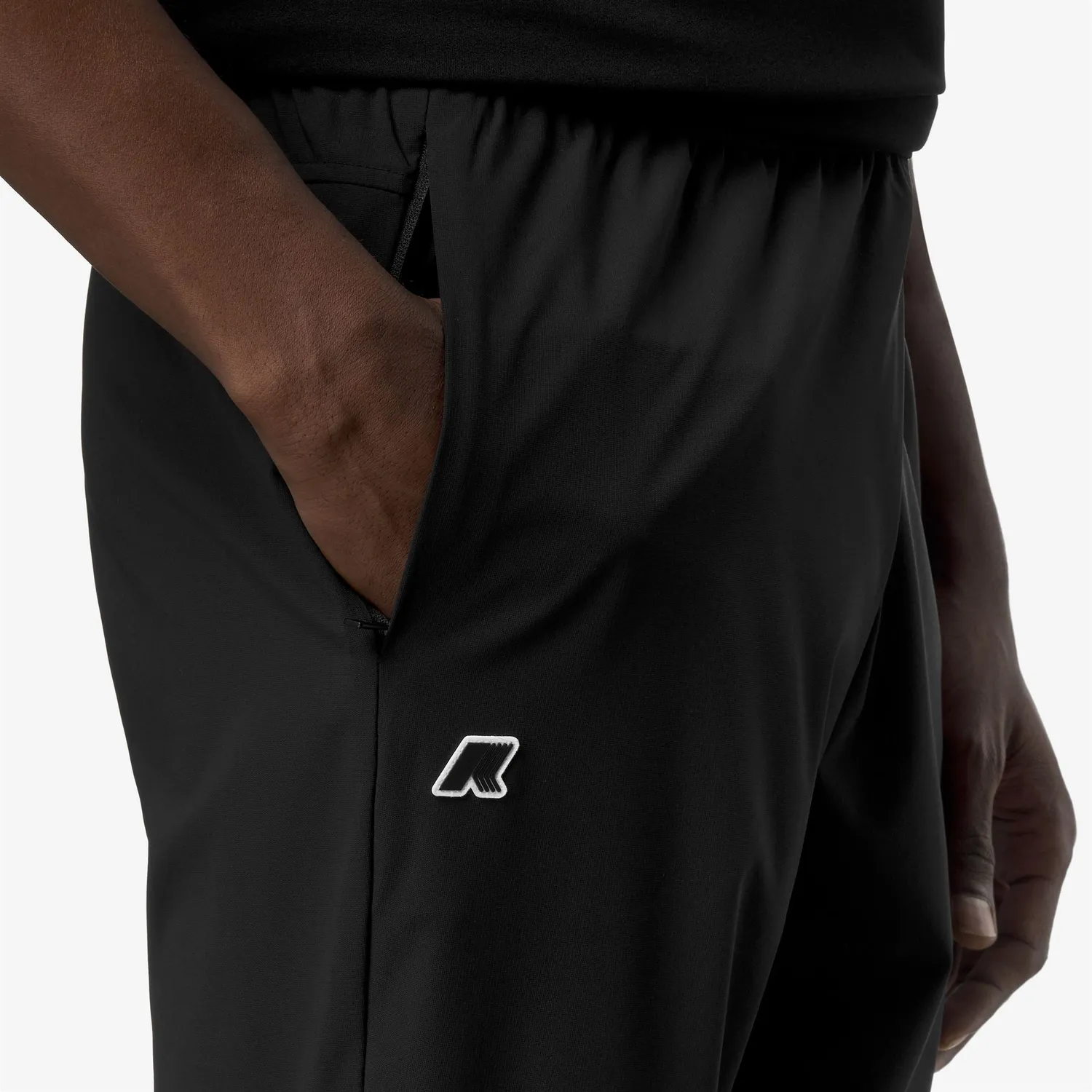 K-Way Merager Travel pantaloni unisex Black Pure packable