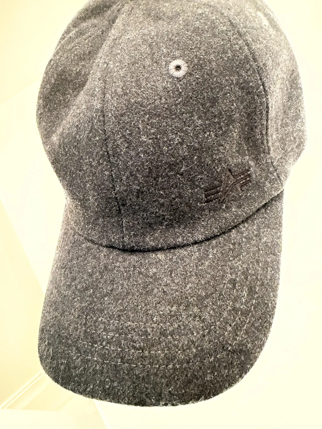 Alpha Industries Wool Cap sapca lana dark charcoal
