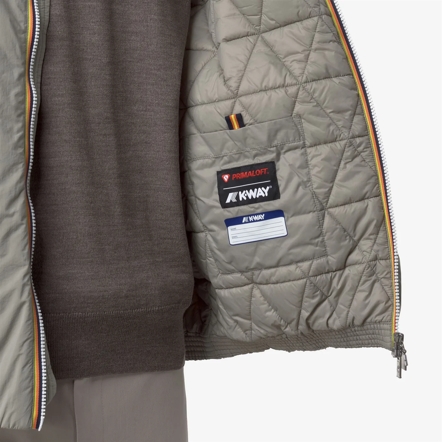 K-Way Valentine Plain Warm geacă bărbați verde matlasată