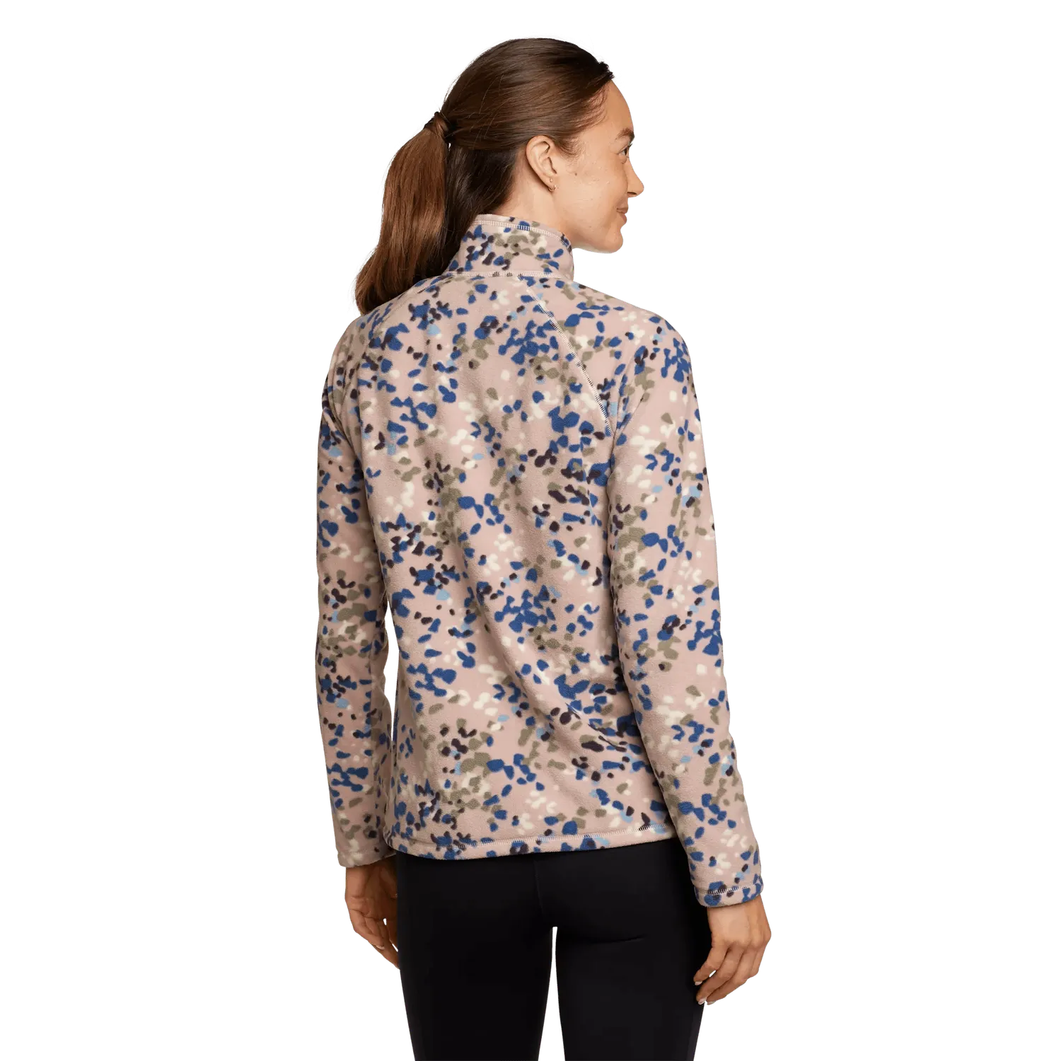 Eddie Bauer Quest bluză fleece mov fermoar scurt