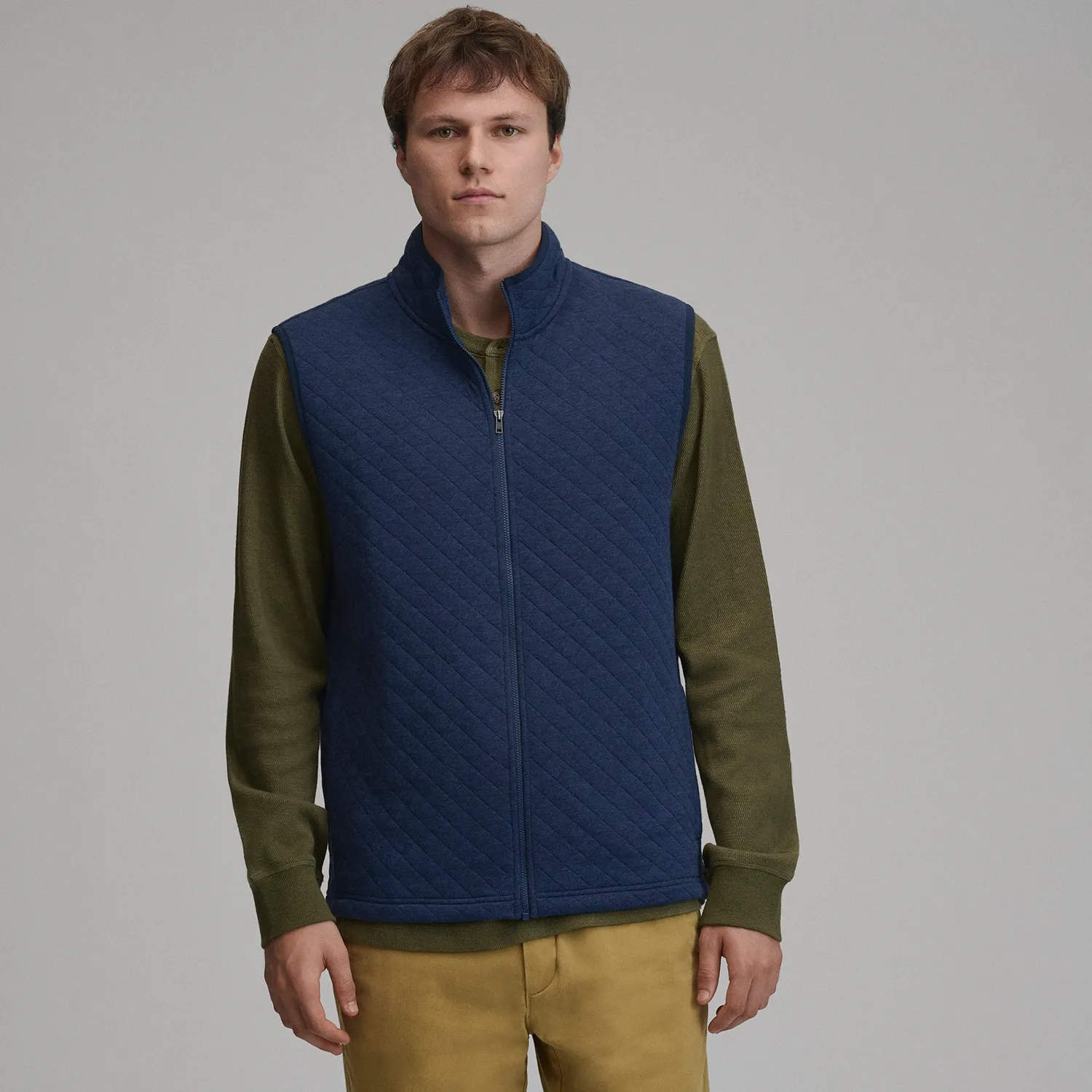 Eddie Bauer Men's Quilted Vest vestă matlasată navy