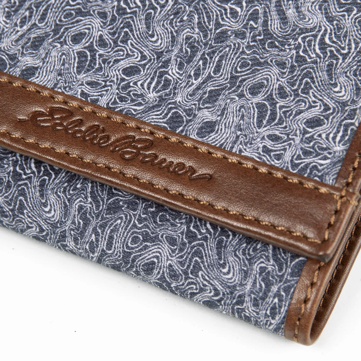 Portofel Eddie Bauer Pioneer Trifold gri RFID