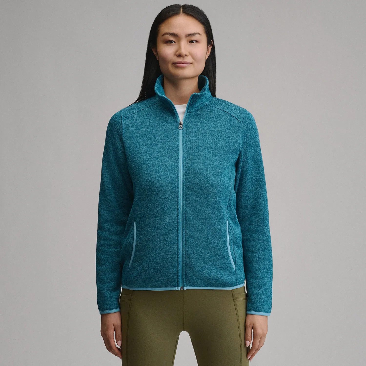 Eddie Bauer Radiator 2.0 geaca fleece gri deschis calduroasa