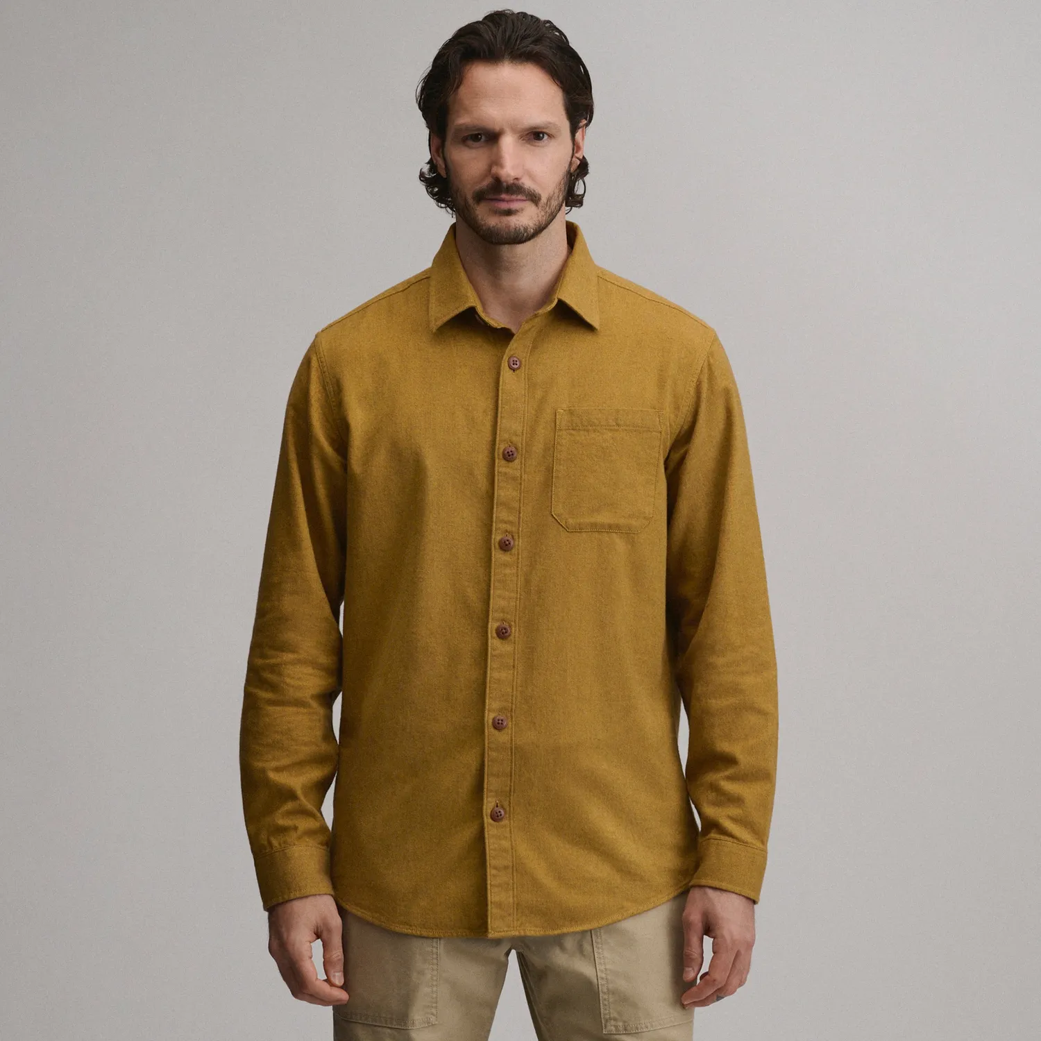 Eddie Bauer Favorite camasa flanel barbati bleumarin bumbac