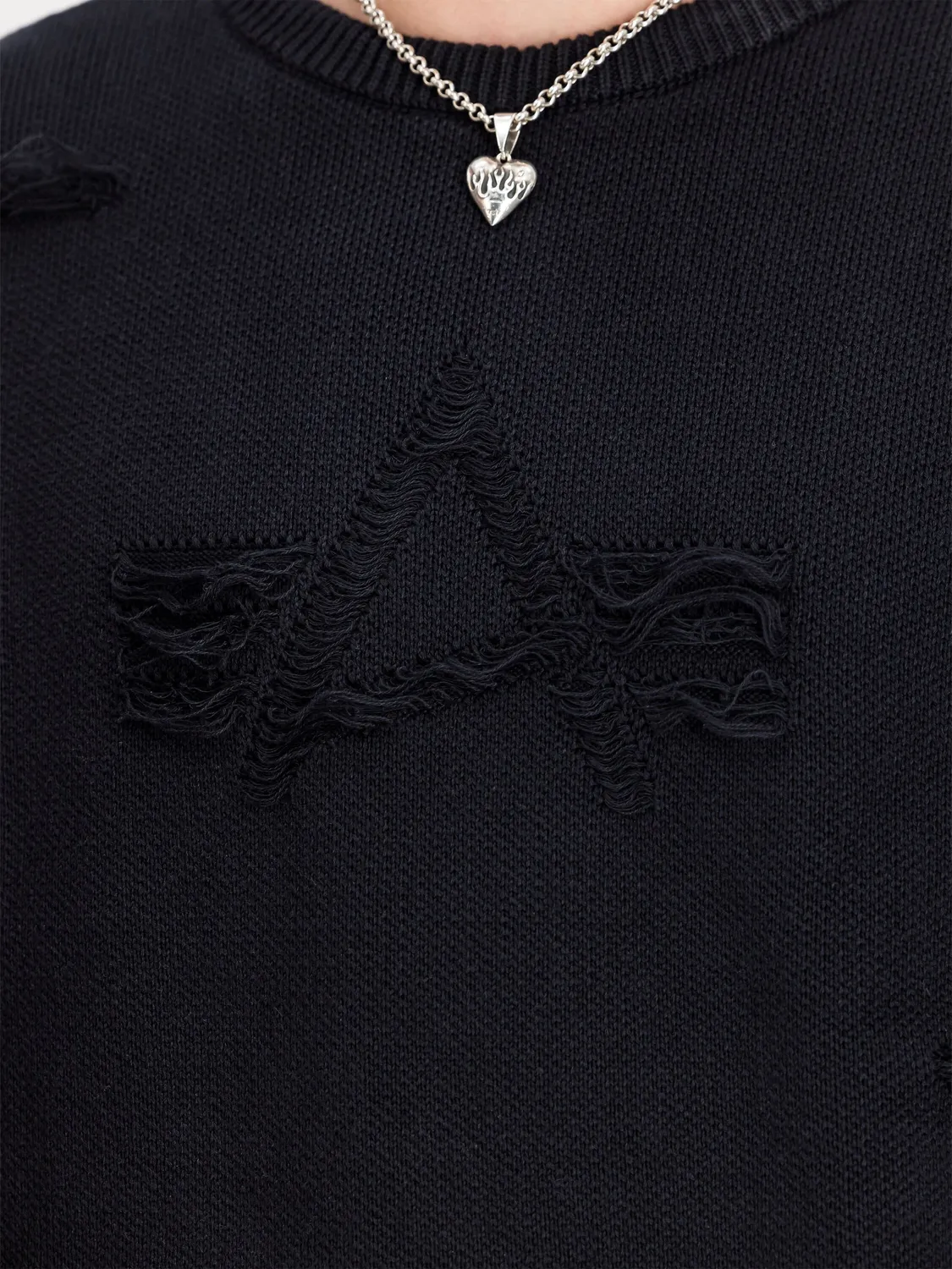 Alpha Industries Distressed Logo hanorac negru bumbac